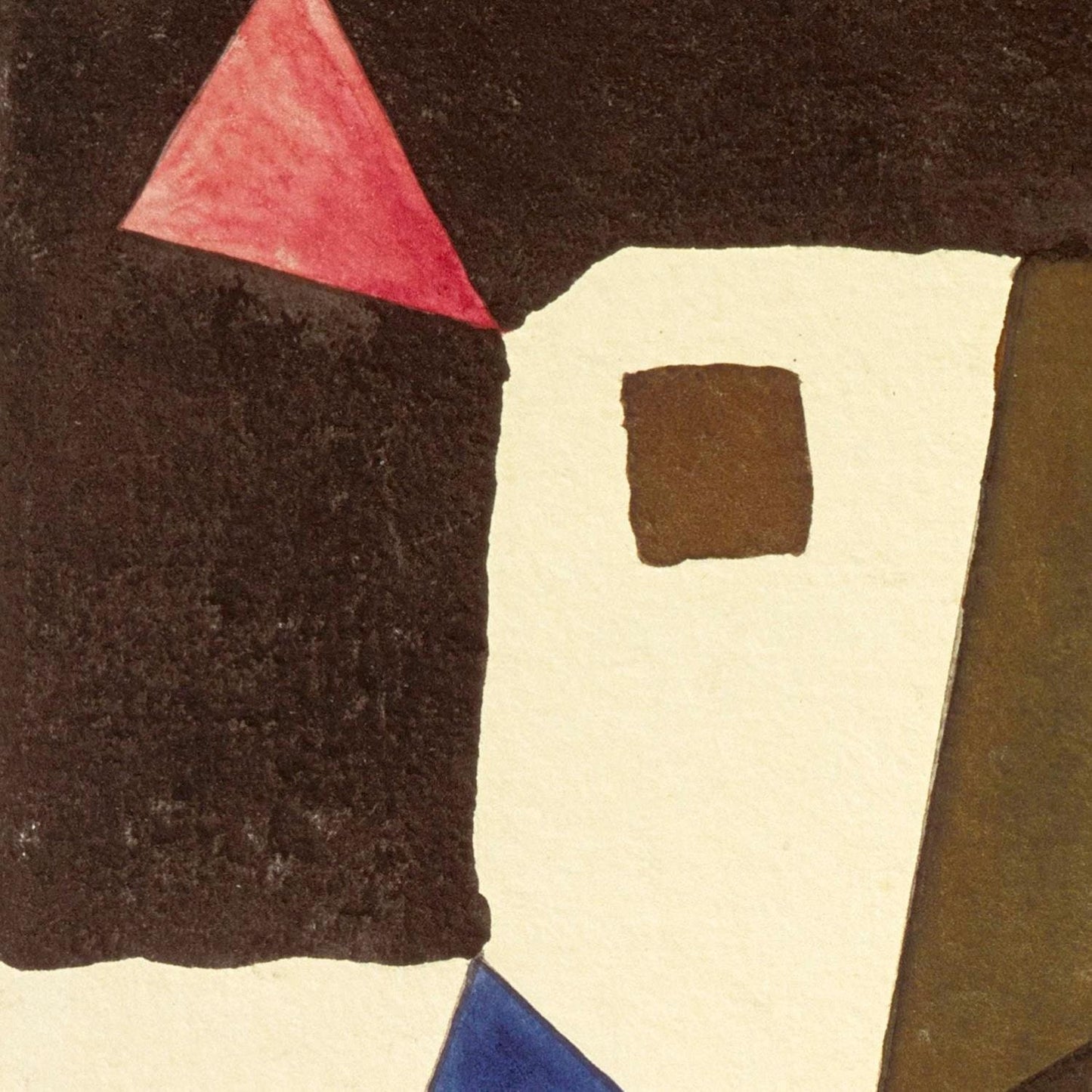 detail of the fine art reproduction from the centre left