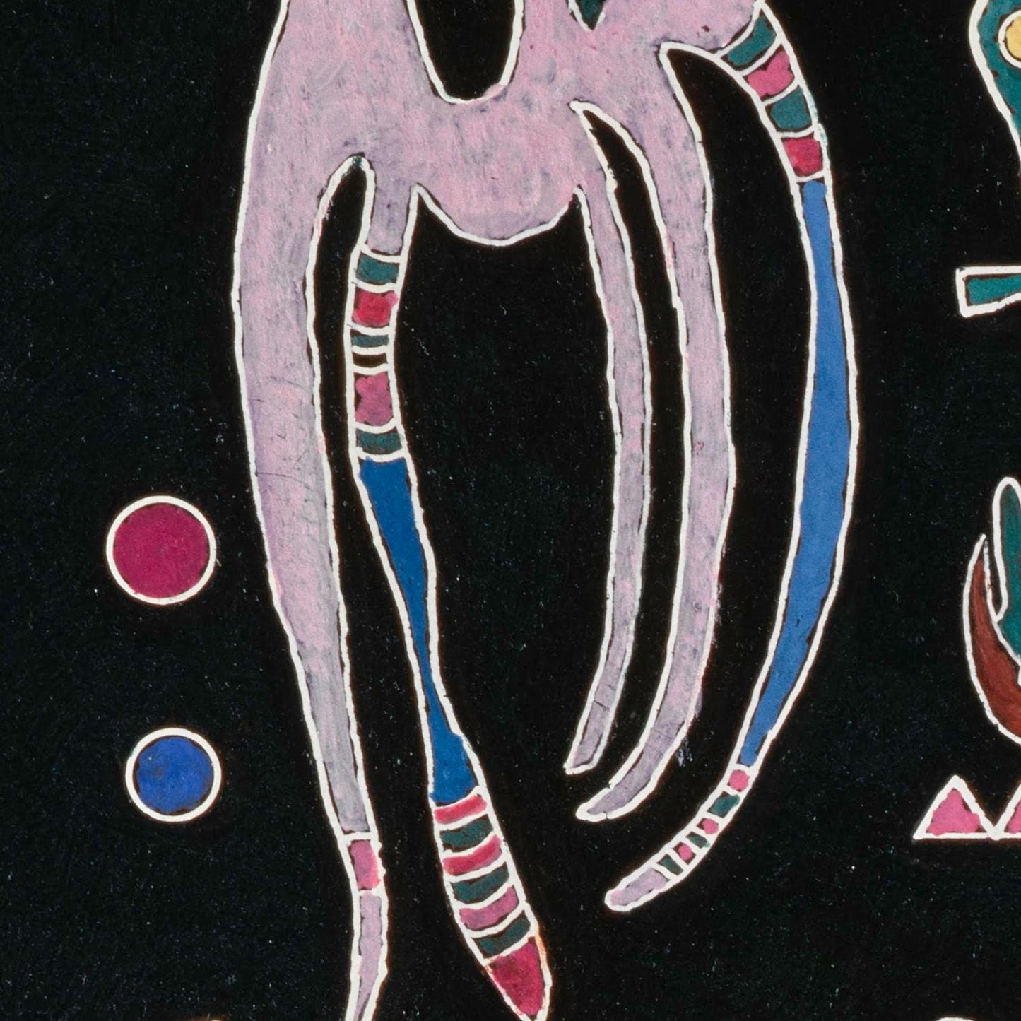 detail of the fine art reproduction from the centre