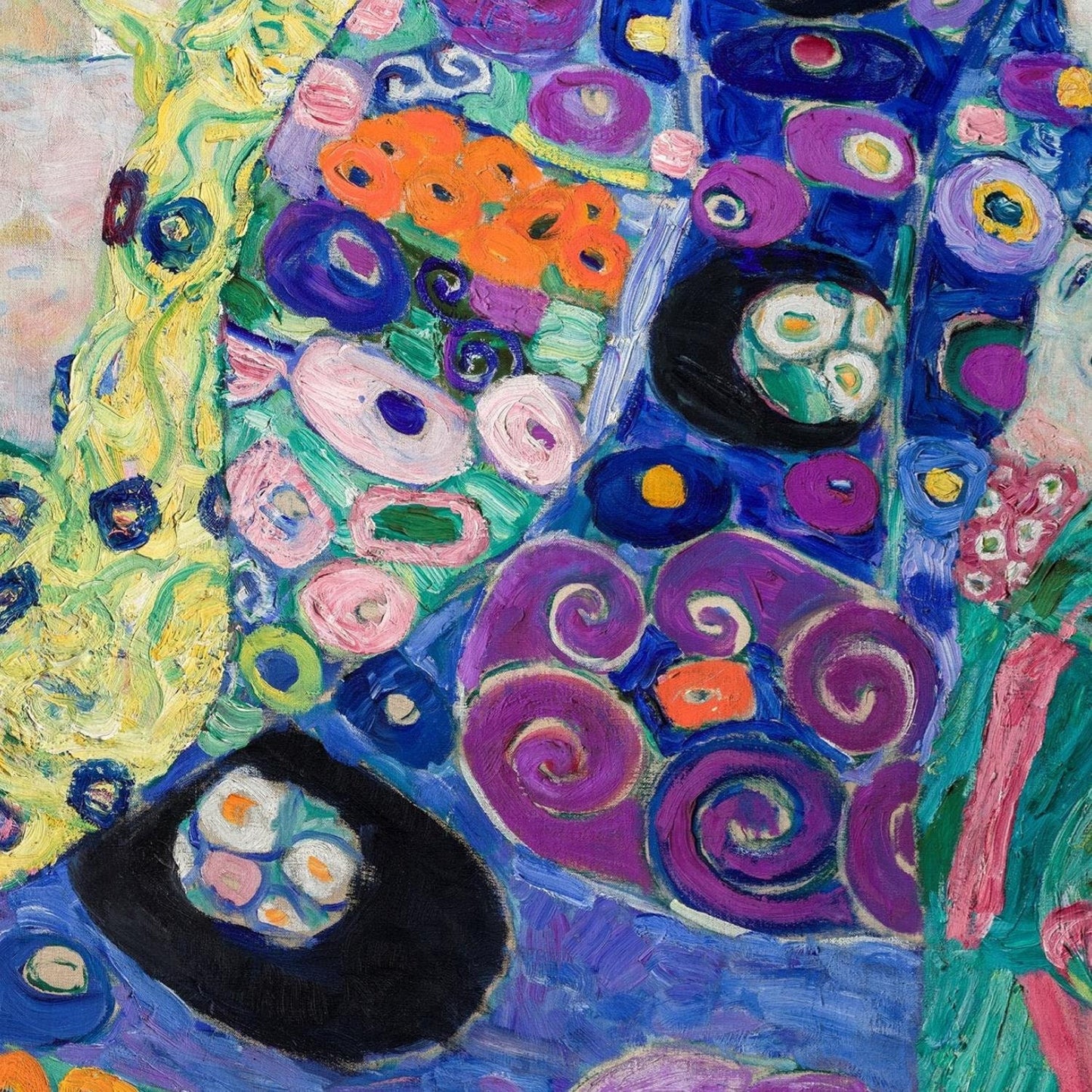 detail of the fine art reproduction from the centre