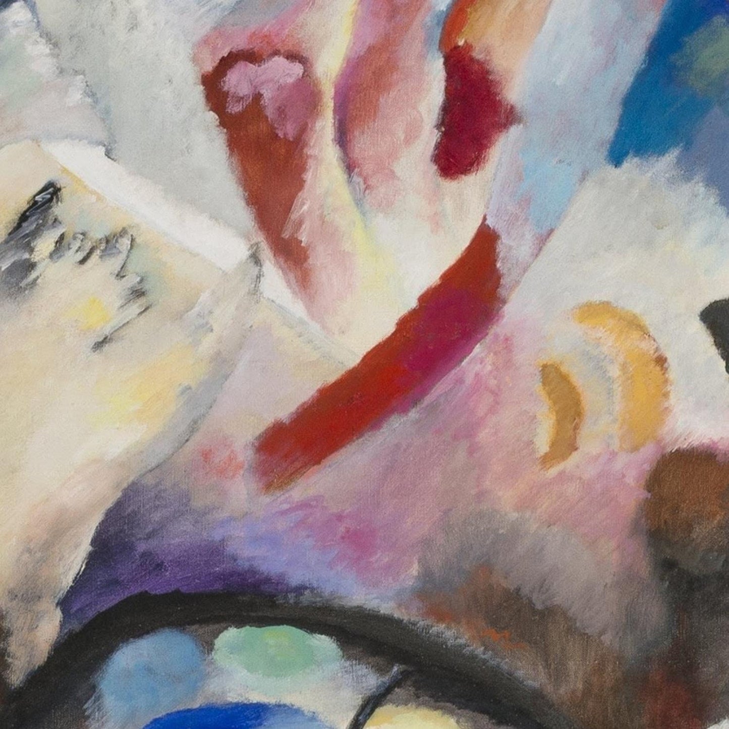 detail of the fine art reproduction from the centre