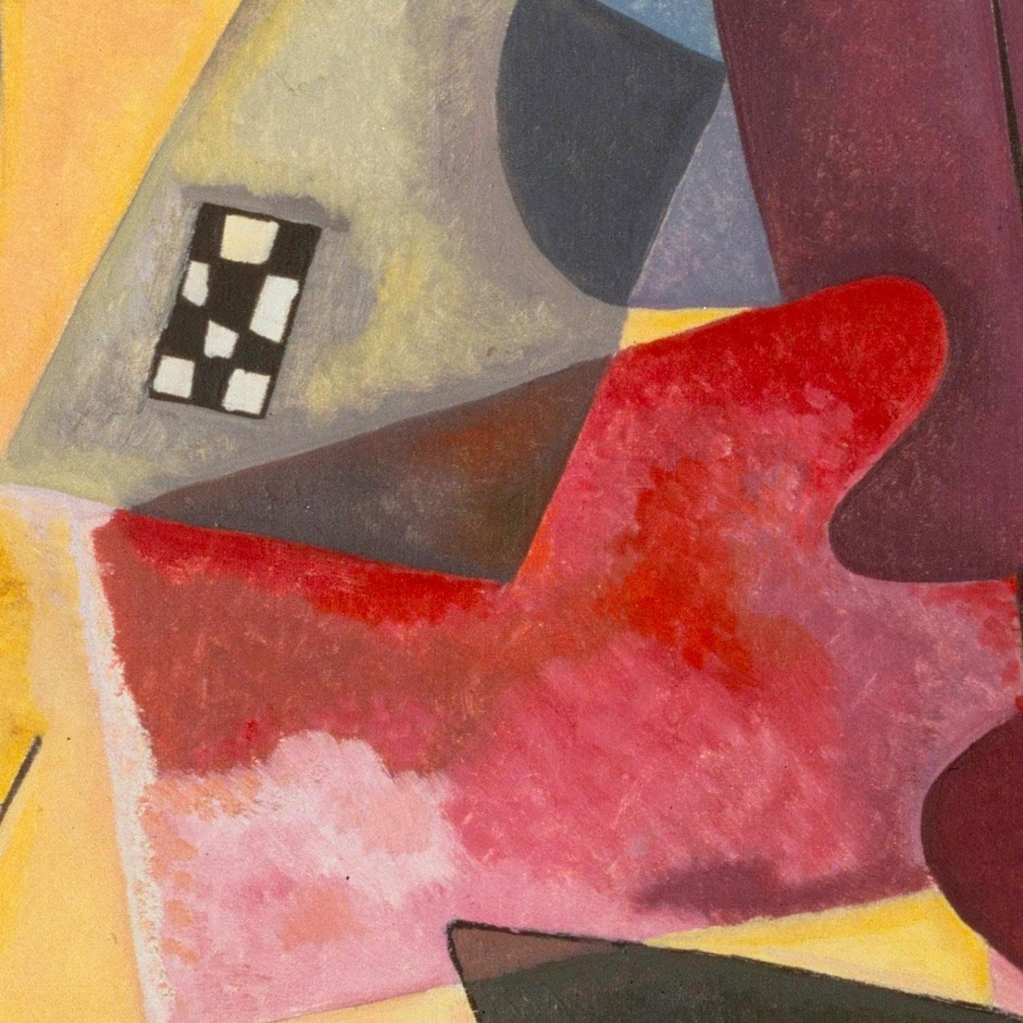 detail of the fine art reproduction from the centre