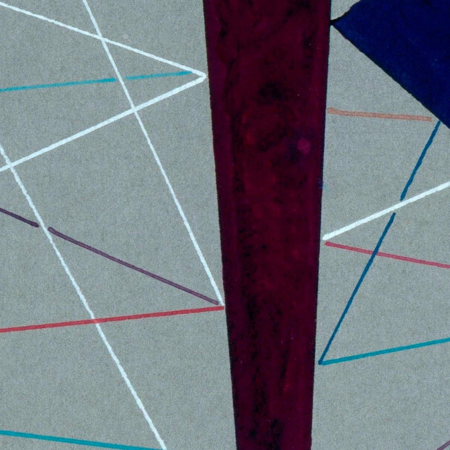 detail of the fine art reproduction from the centre