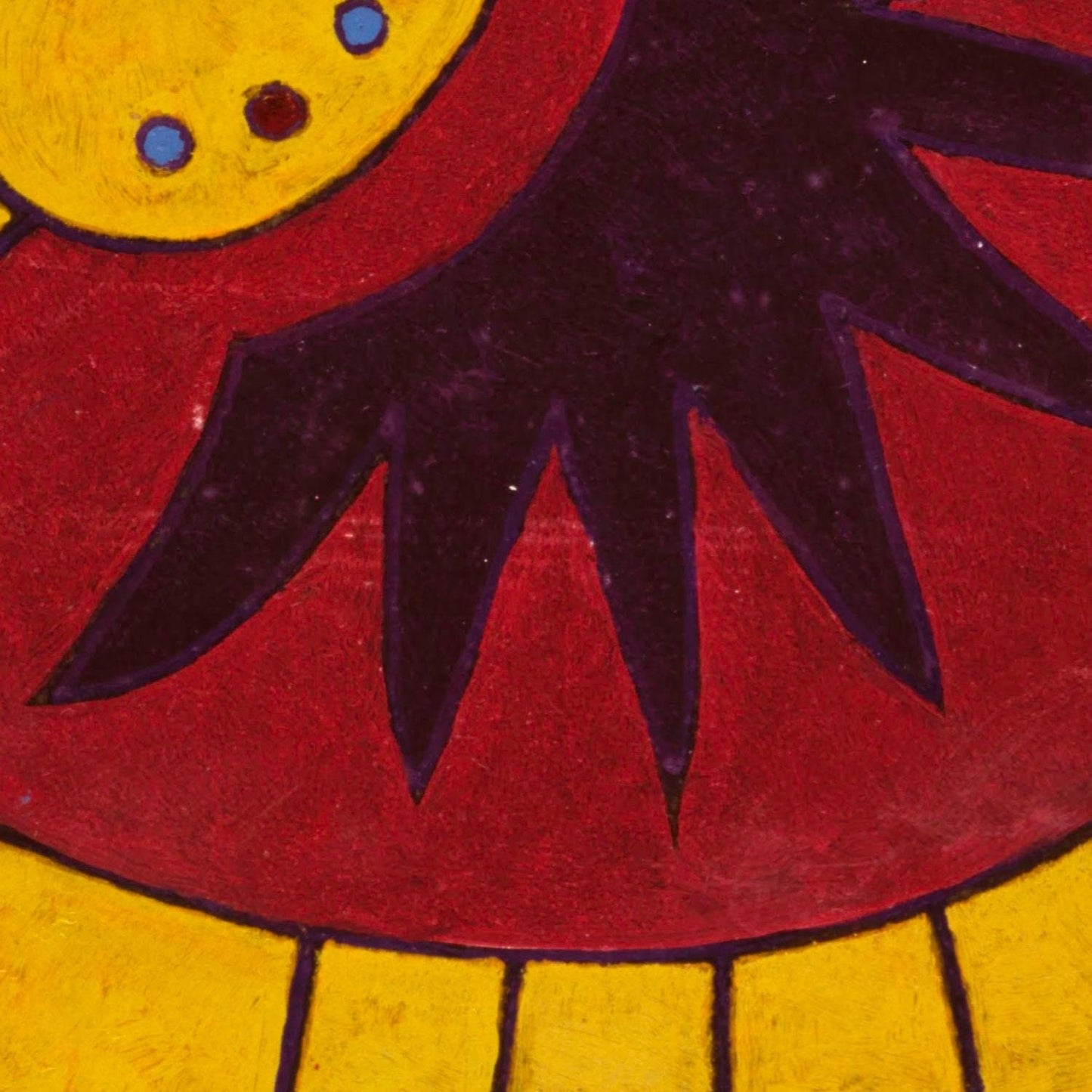 detail of the fine art reproduction from the centre