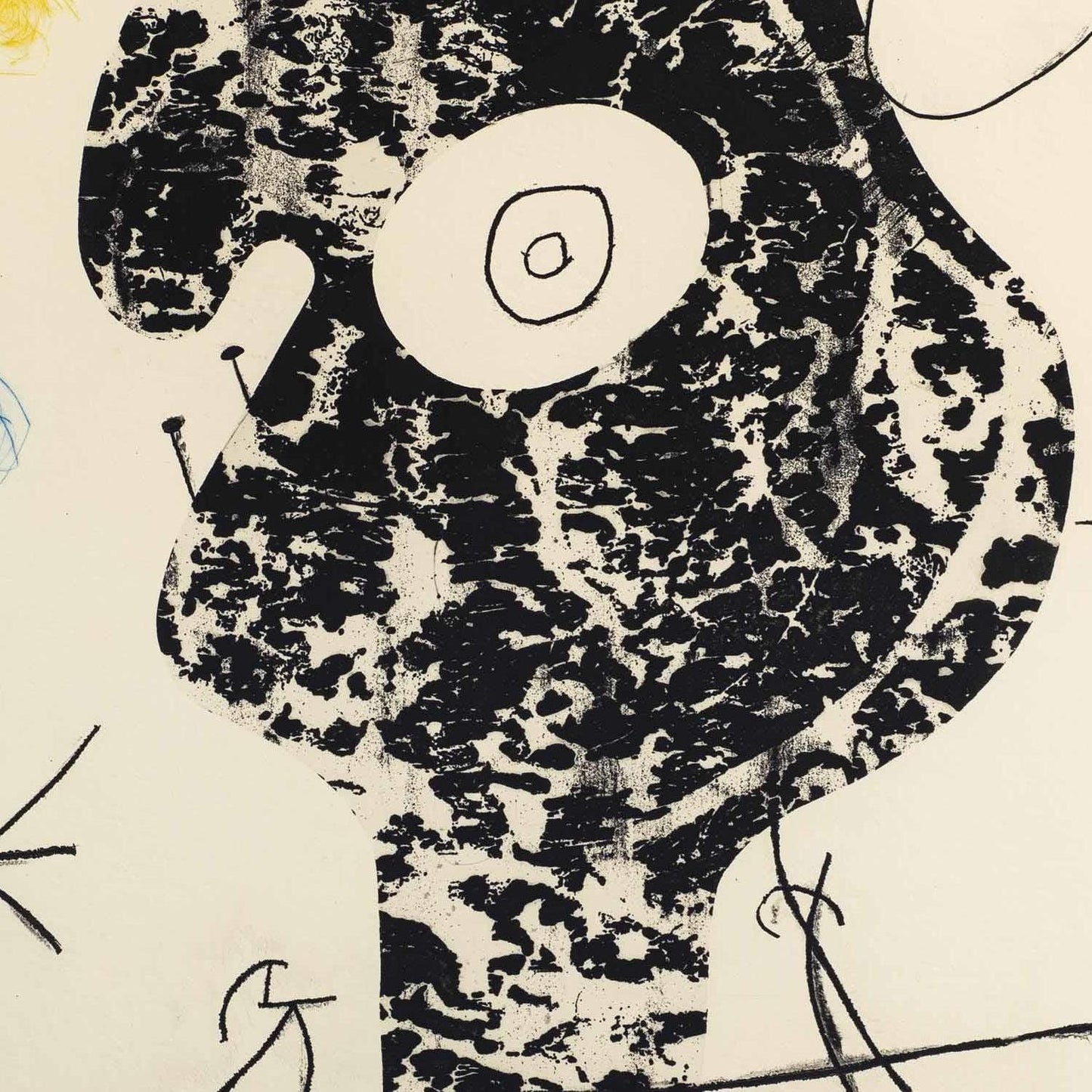 detail of the fine art reproduction from the centre
