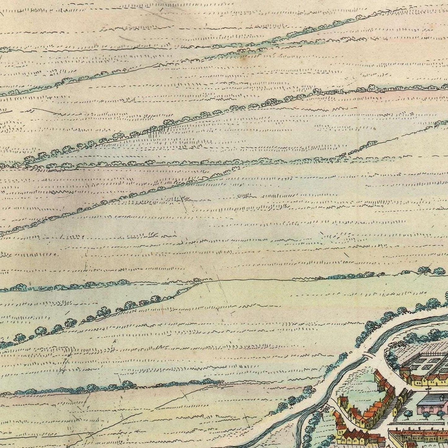 detail of the map from the centre left