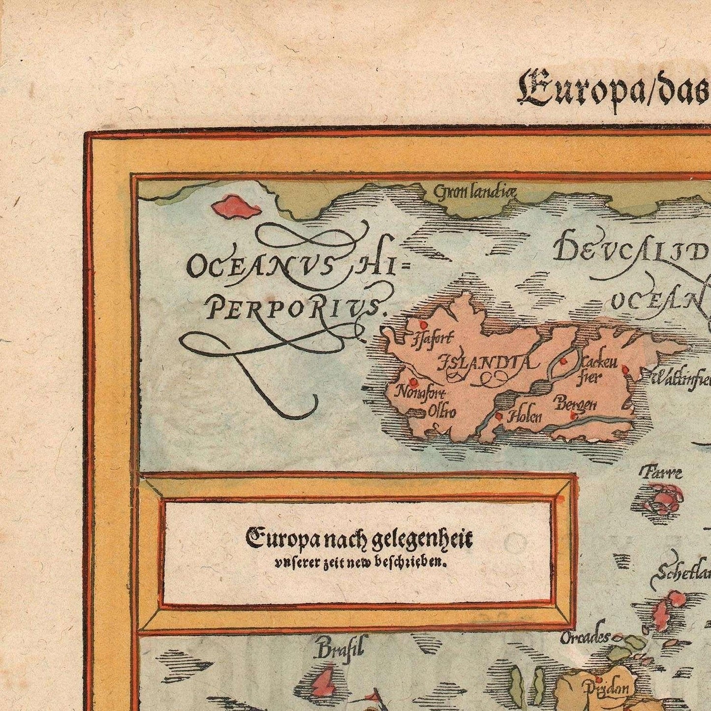 detail of the map from the top left corner