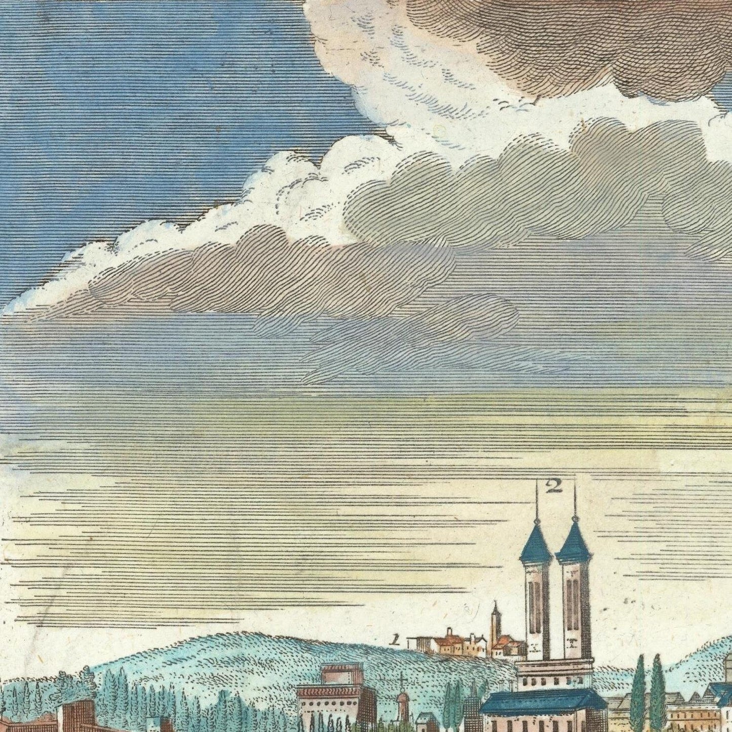 detail of the map from the centre left