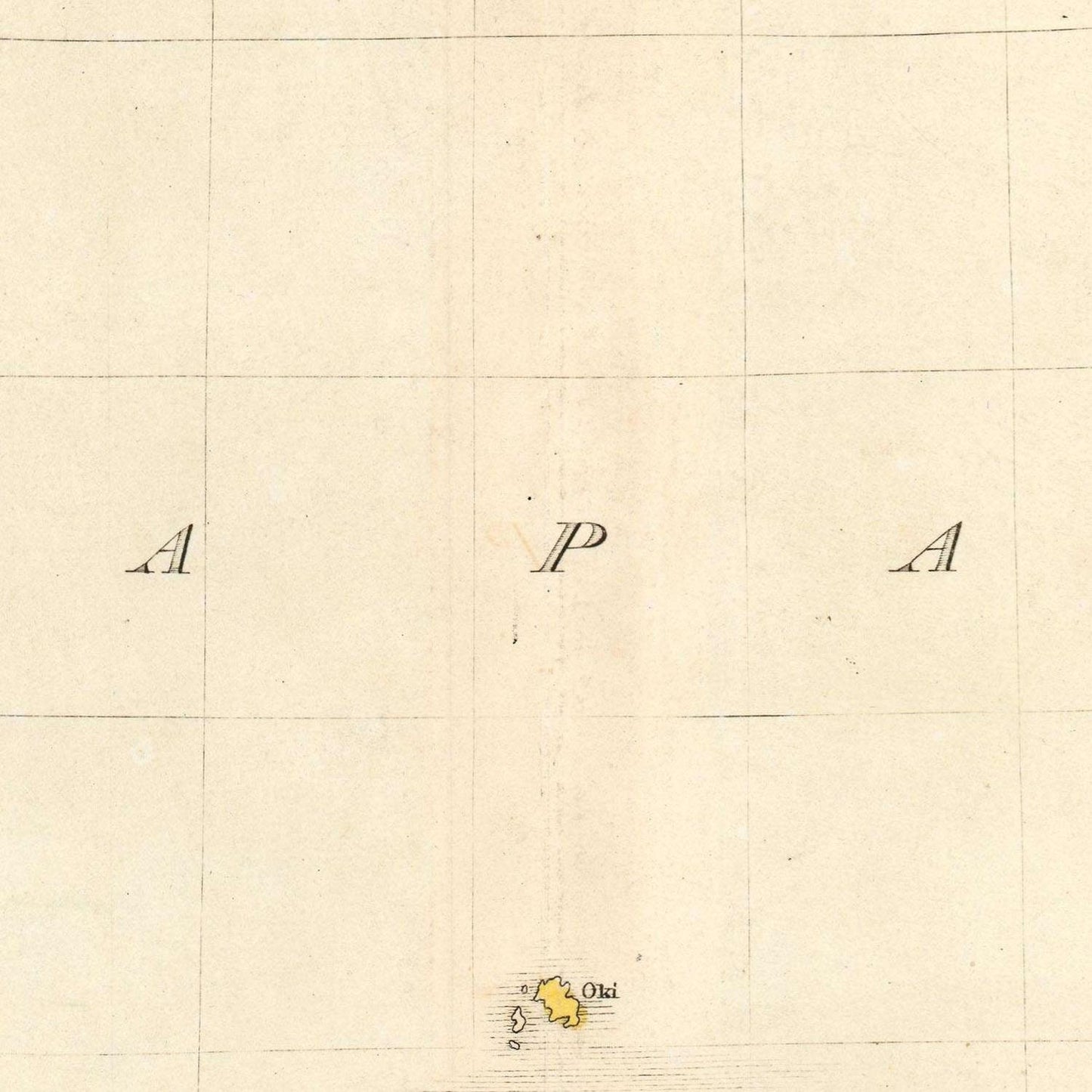 detail of the map from the centre