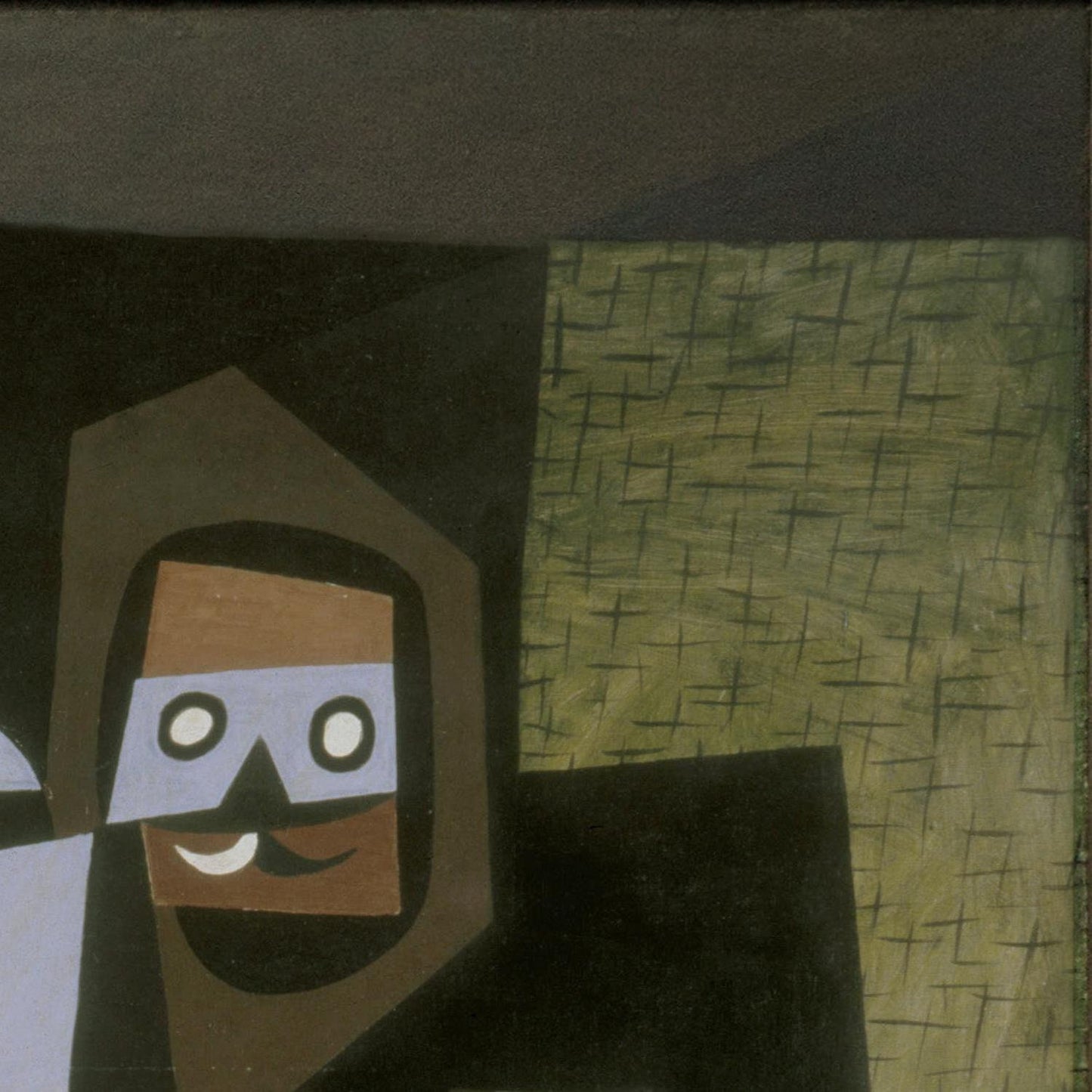 detail of the fine art reproduction from the top right corner