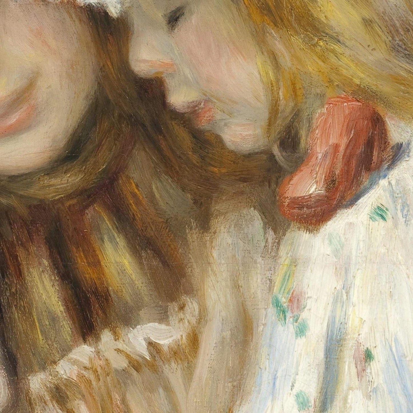 detail of the fine art reproduction from the centre