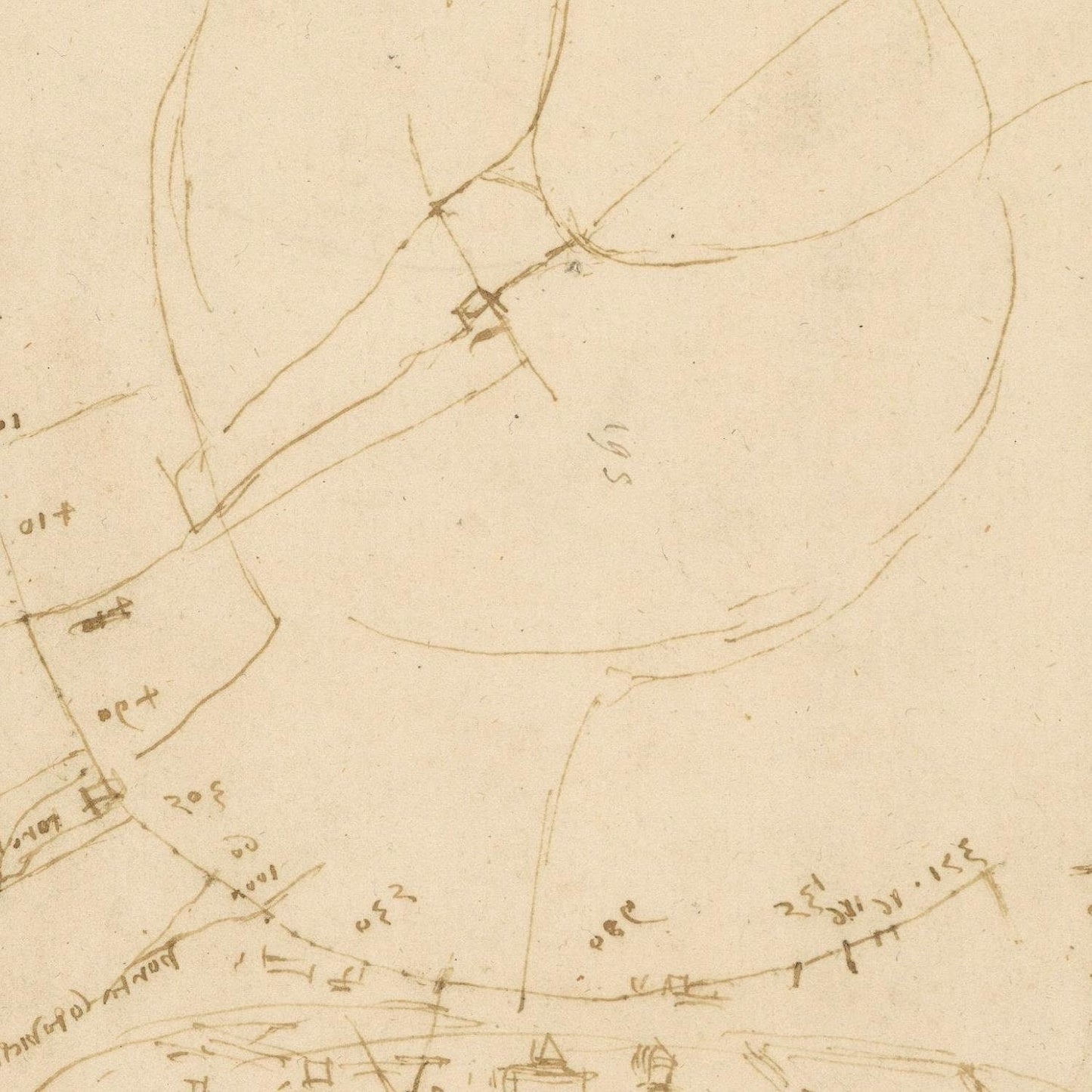 detail of the drawing reproduction from the centre