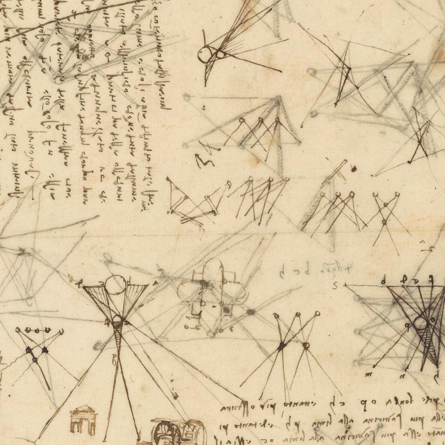 detail of the drawing reproduction from the centre