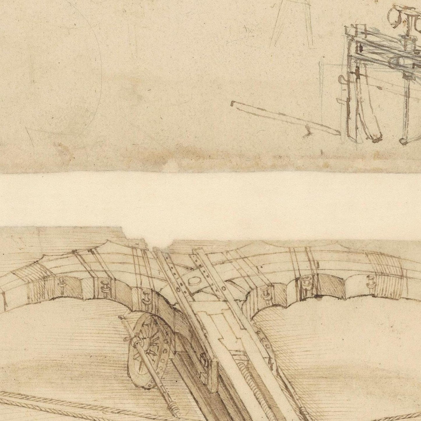 detail of the drawing reproduction from the centre