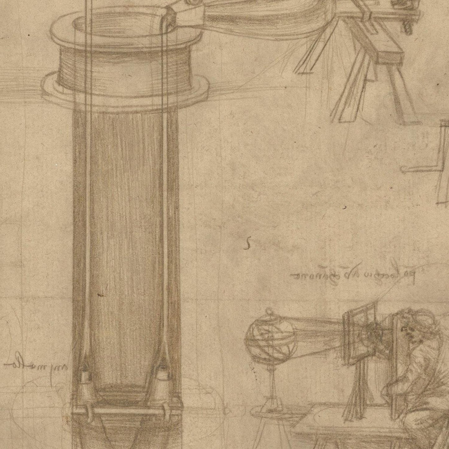 detail of the drawing reproduction from the centre