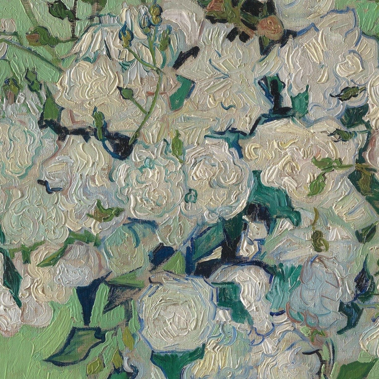 detail of the fine art reproduction from the centre