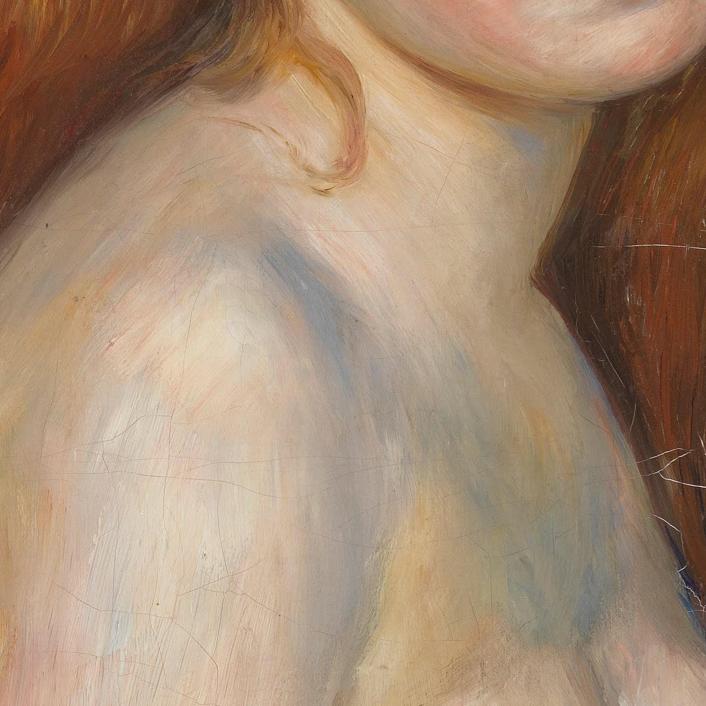 detail of the fine art reproduction from the centre