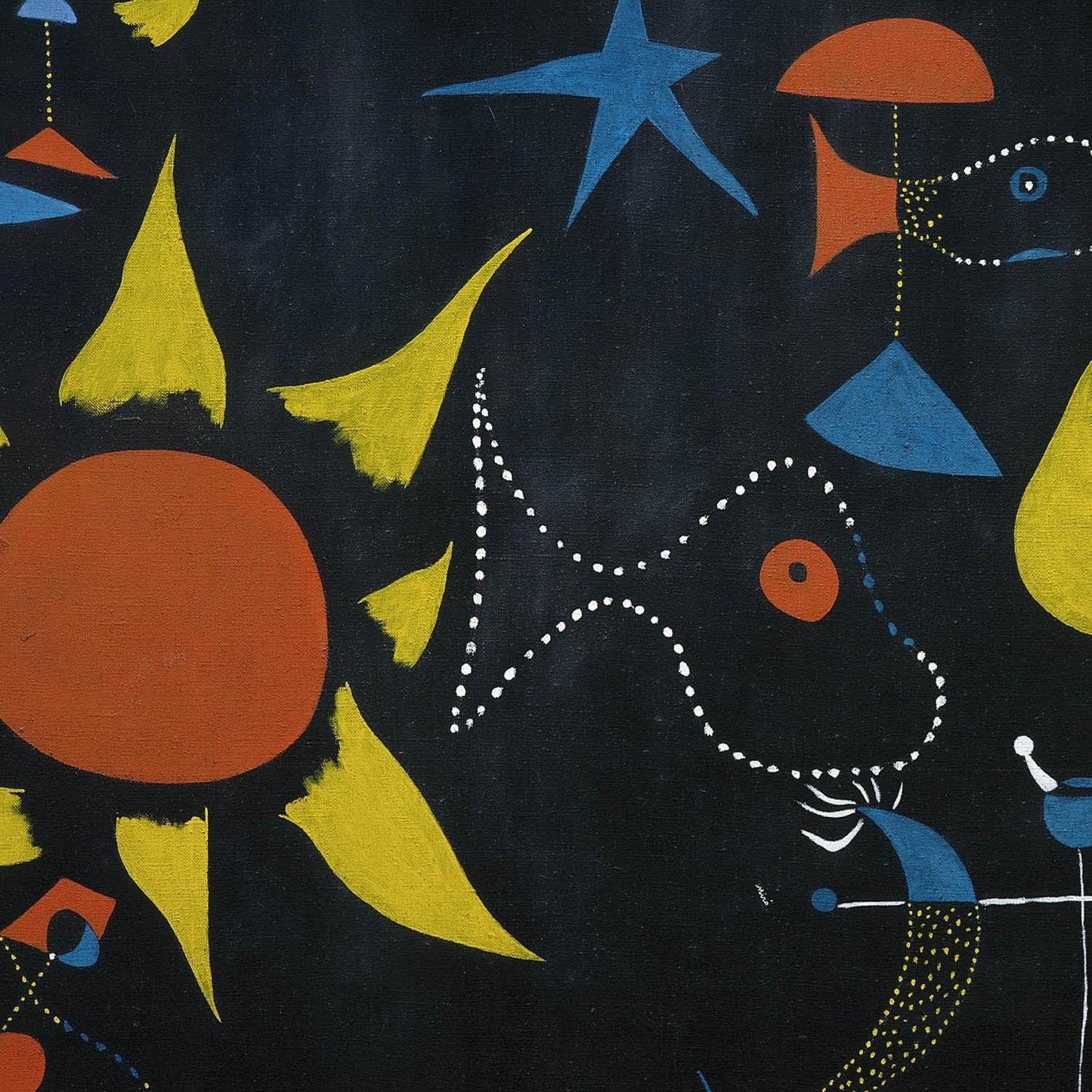 detail of the fine art reproduction from the centre