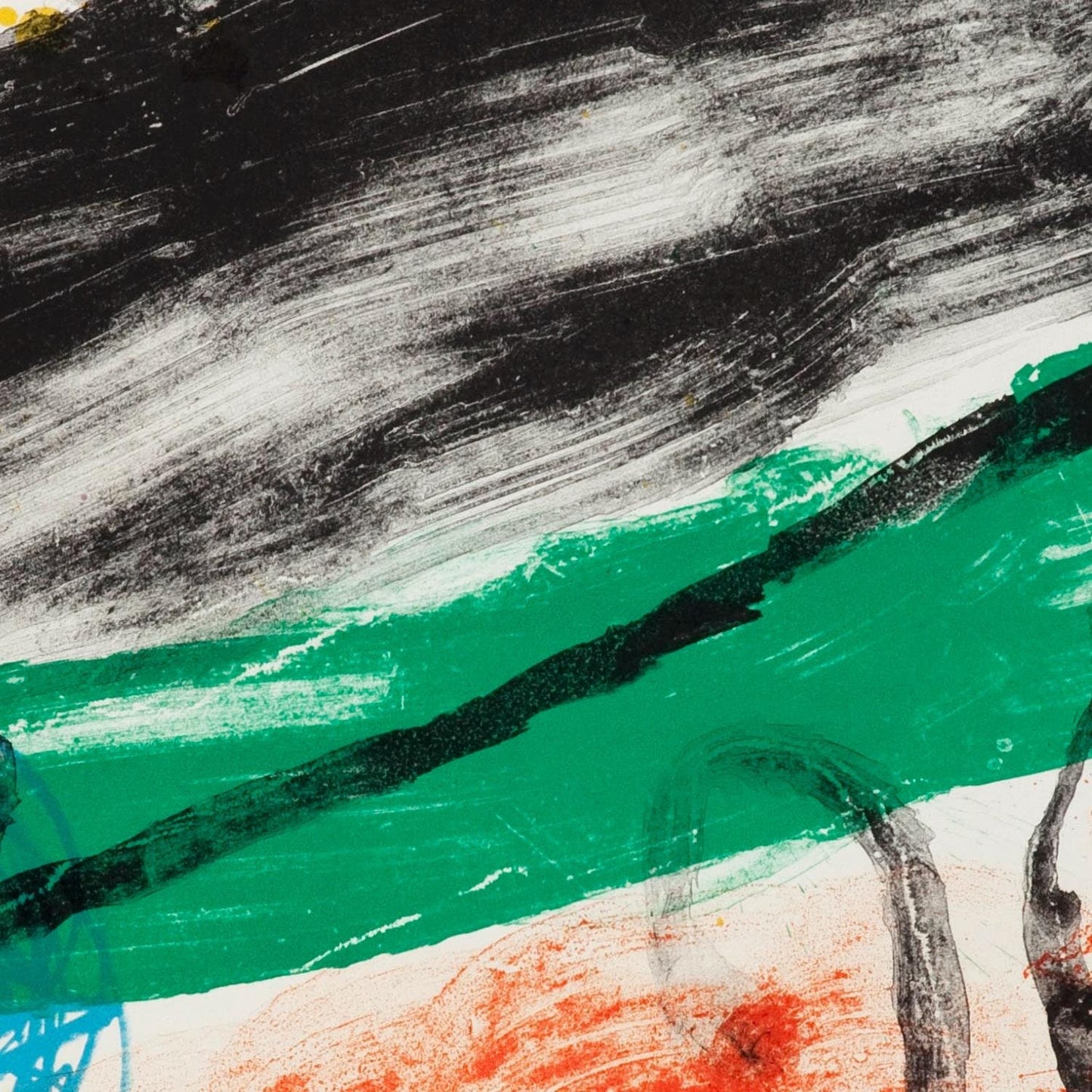 detail of the fine art reproduction from the centre