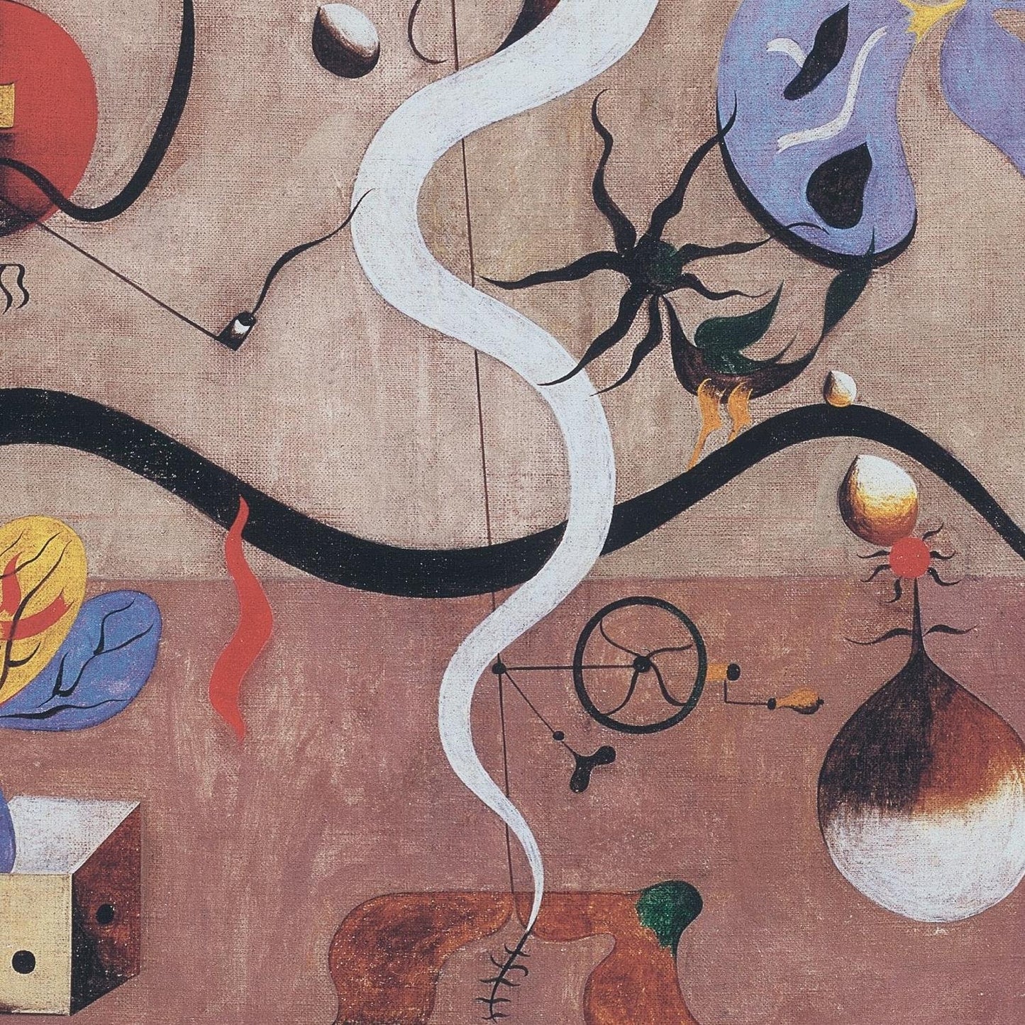 detail of the fine art reproduction from the centre