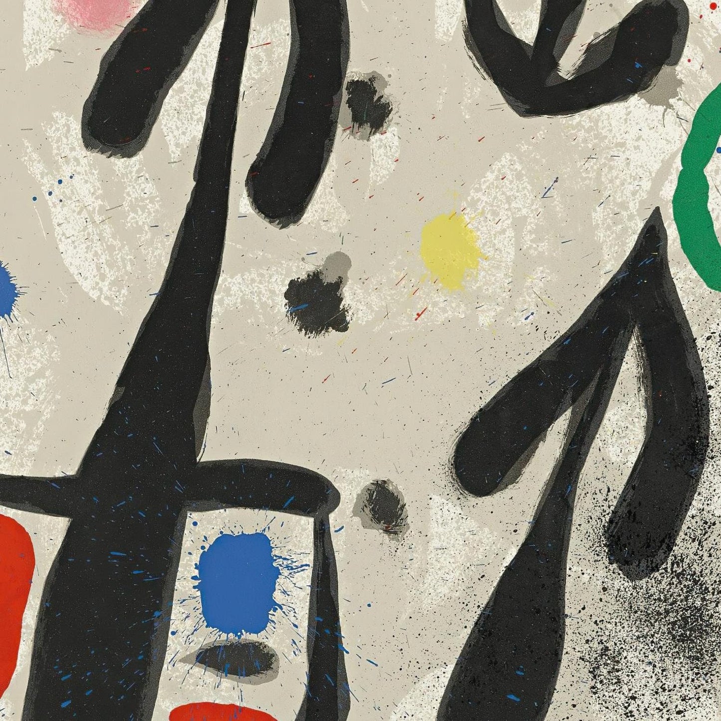detail of the fine art reproduction from the centre