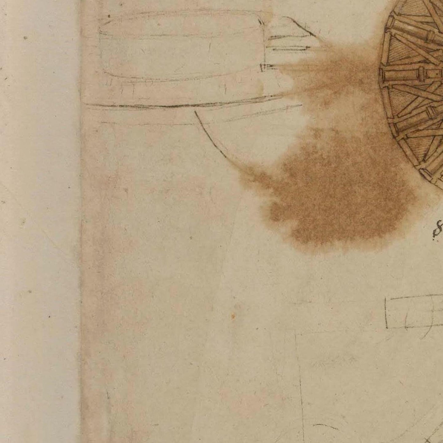 detail of the drawing reproduction from the centre