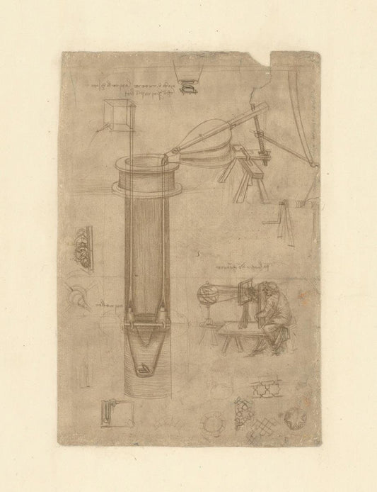 presentation of the drawing reproduction without a frame