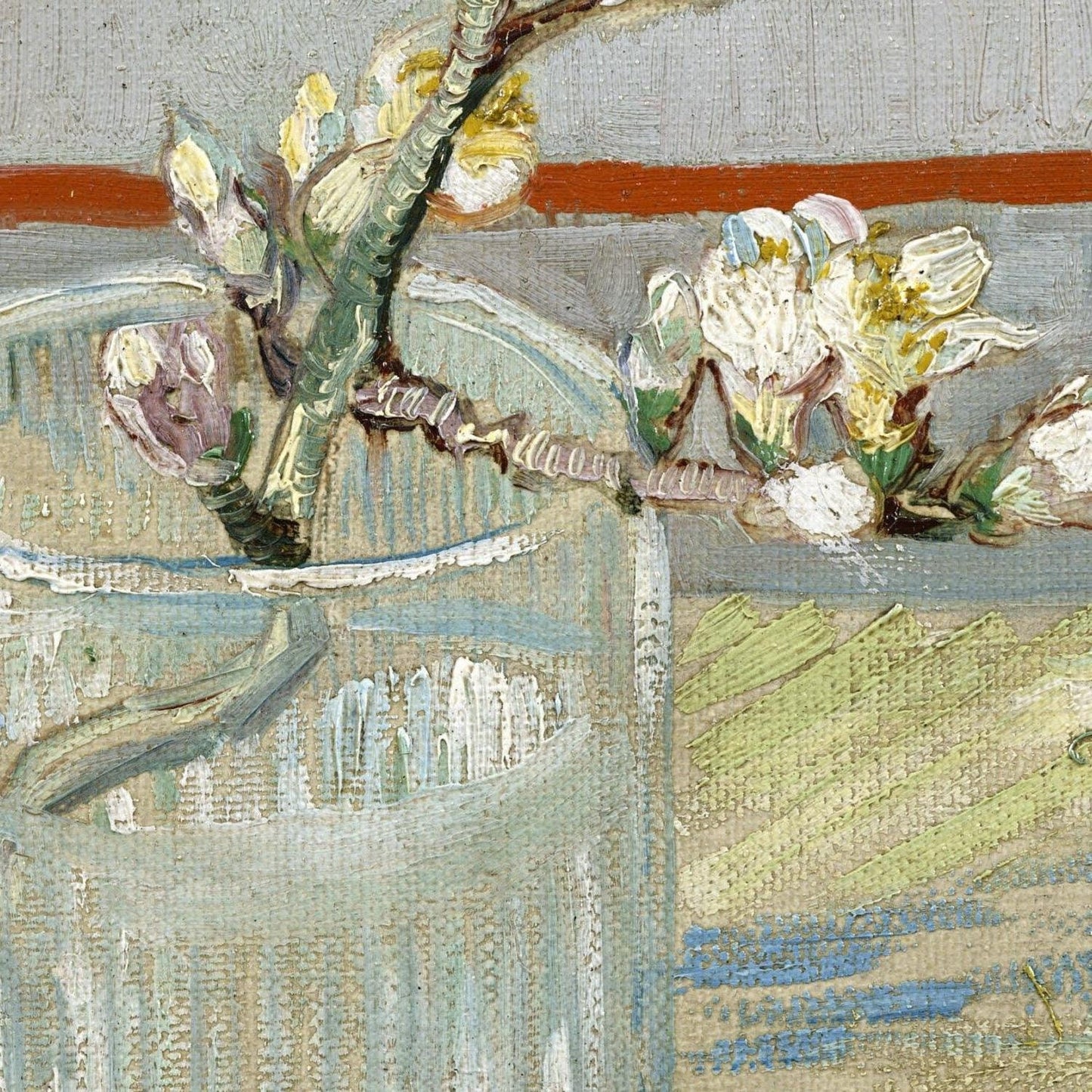 detail of the fine art reproduction from the centre