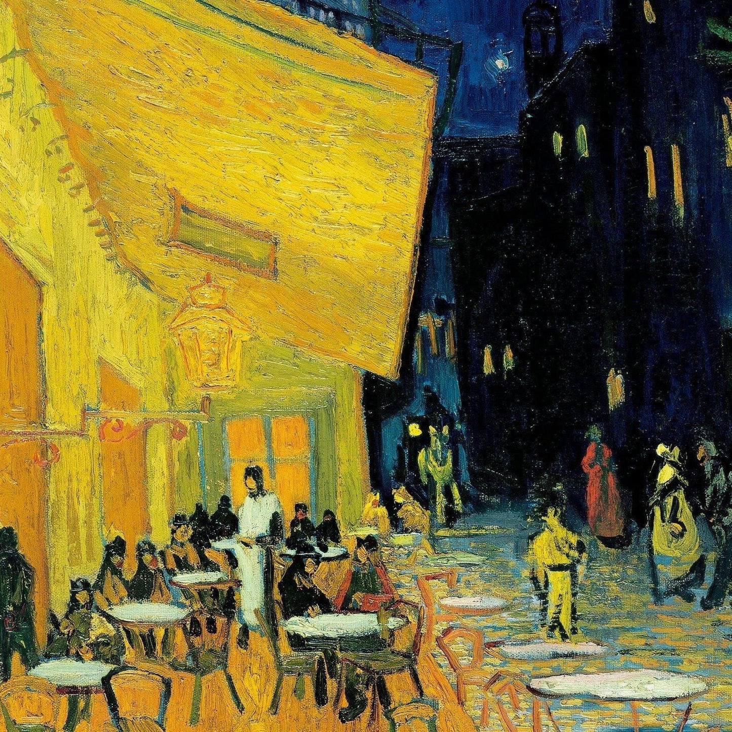 detail of the fine art reproduction from the centre