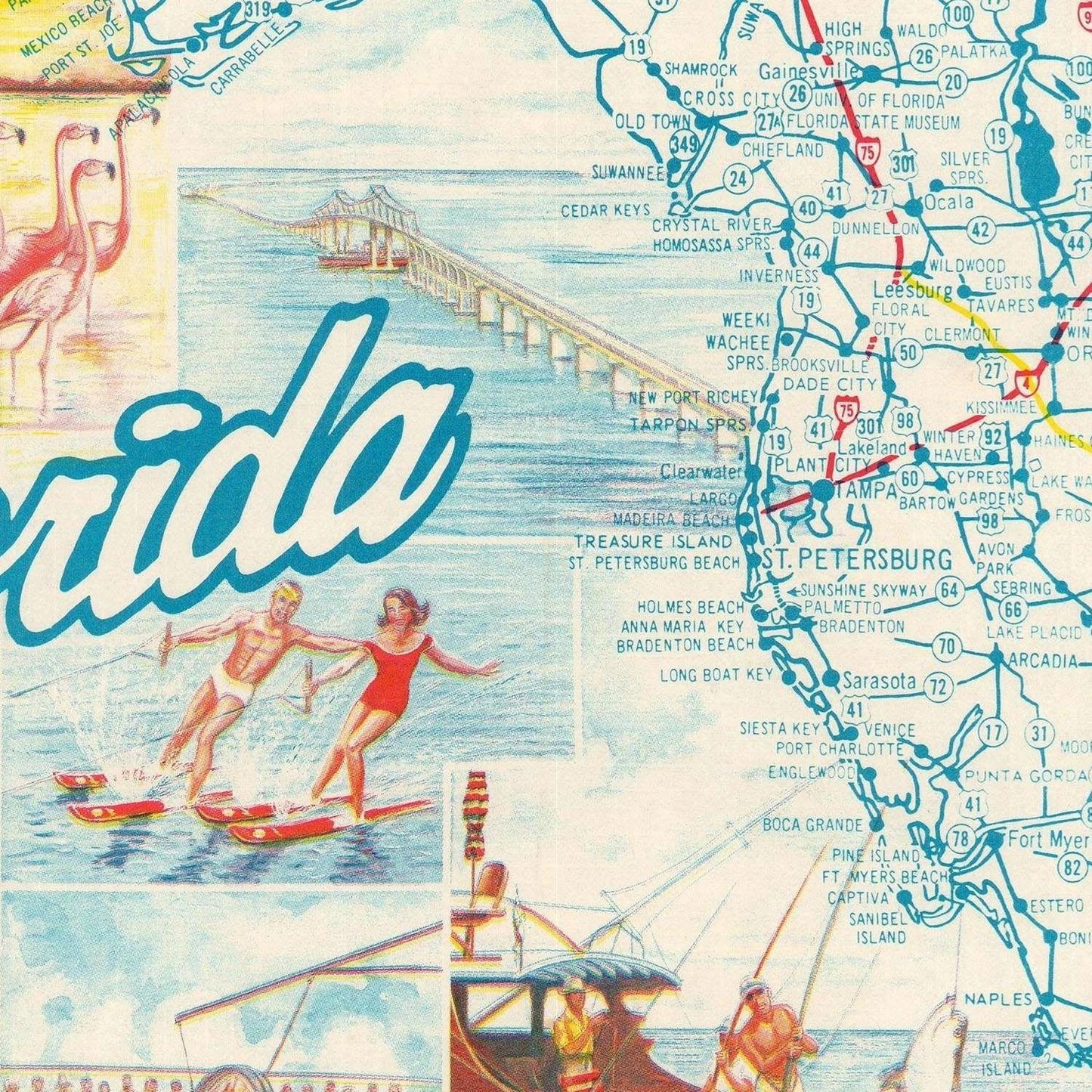 detail of the drawing reproduction from the centre