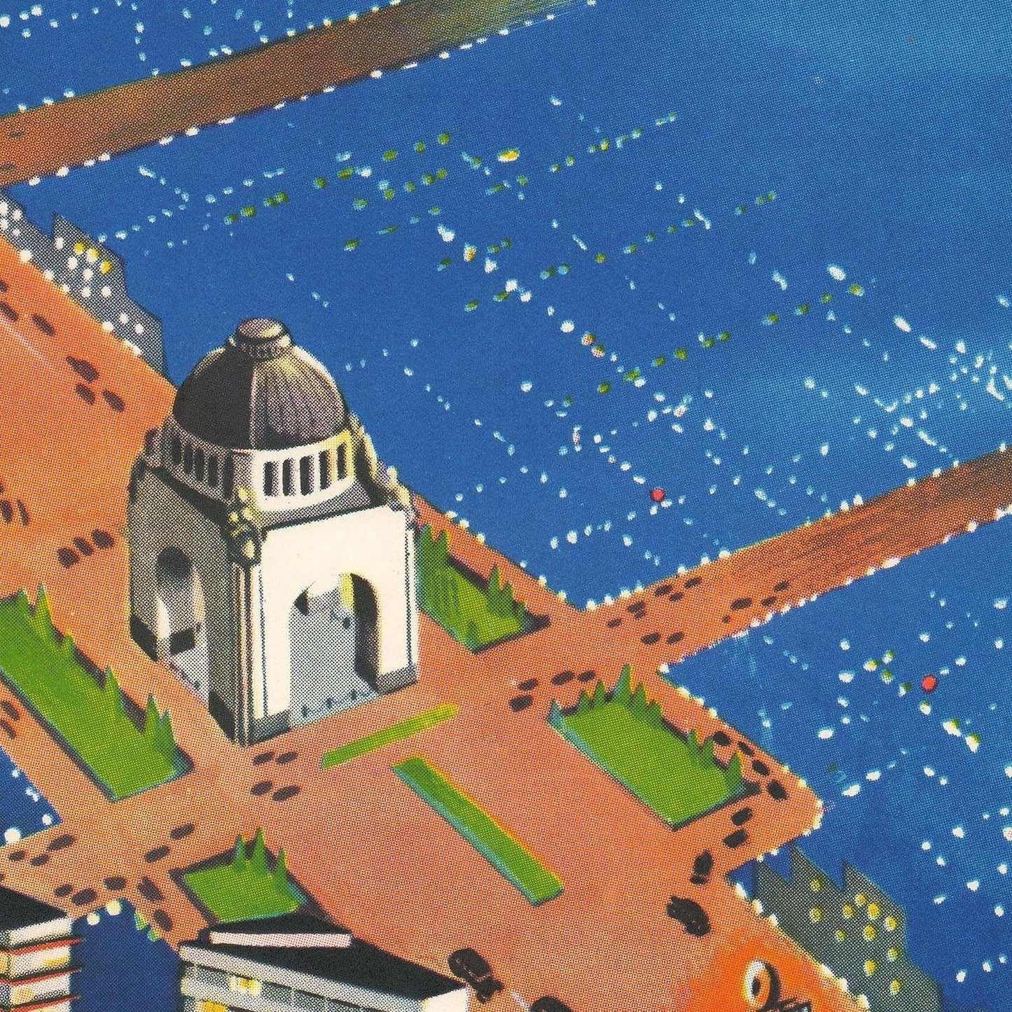 detail of the drawing reproduction from the centre