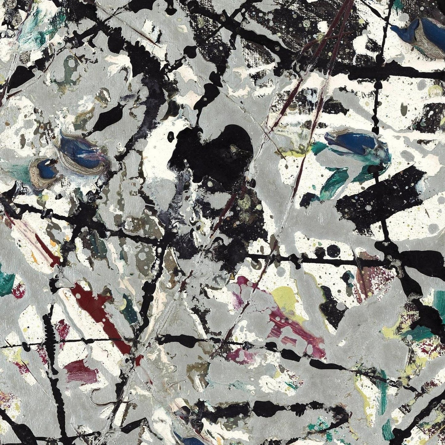 detail of the fine art reproduction from the centre