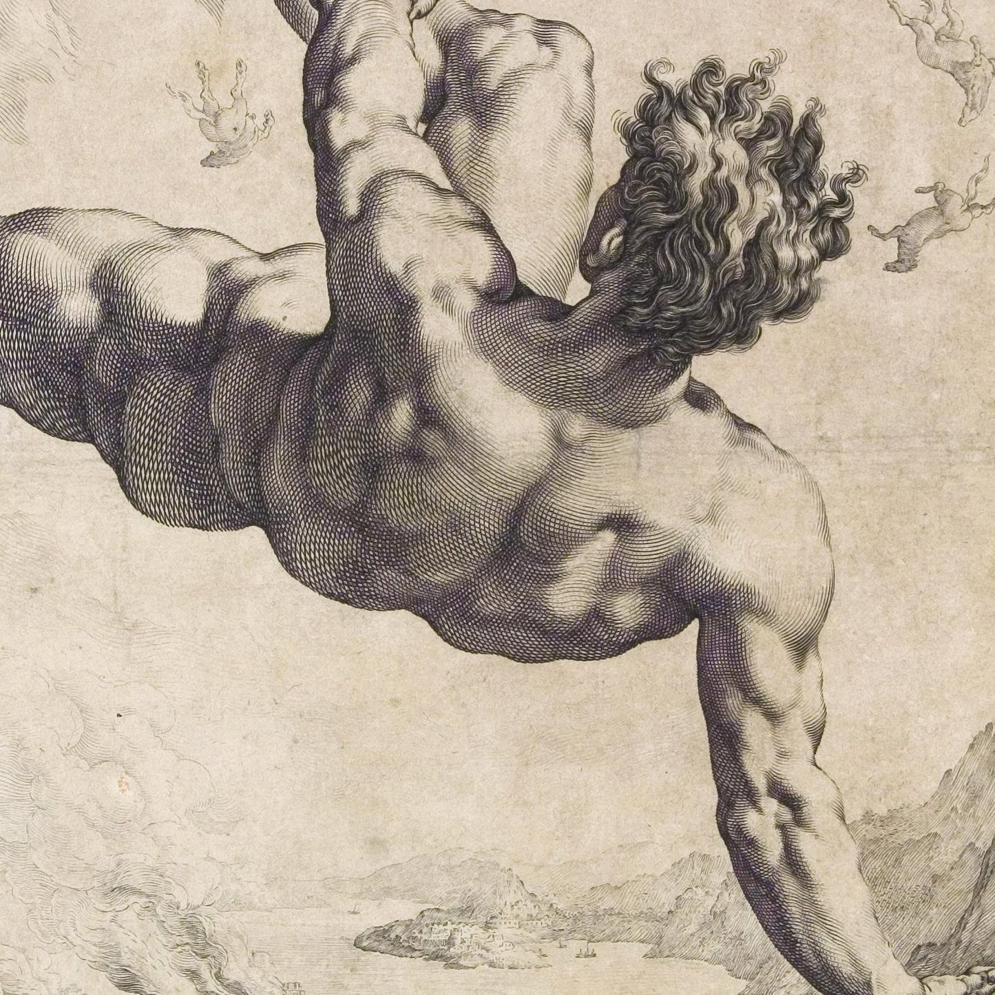 detail of the drawing reproduction from the centre