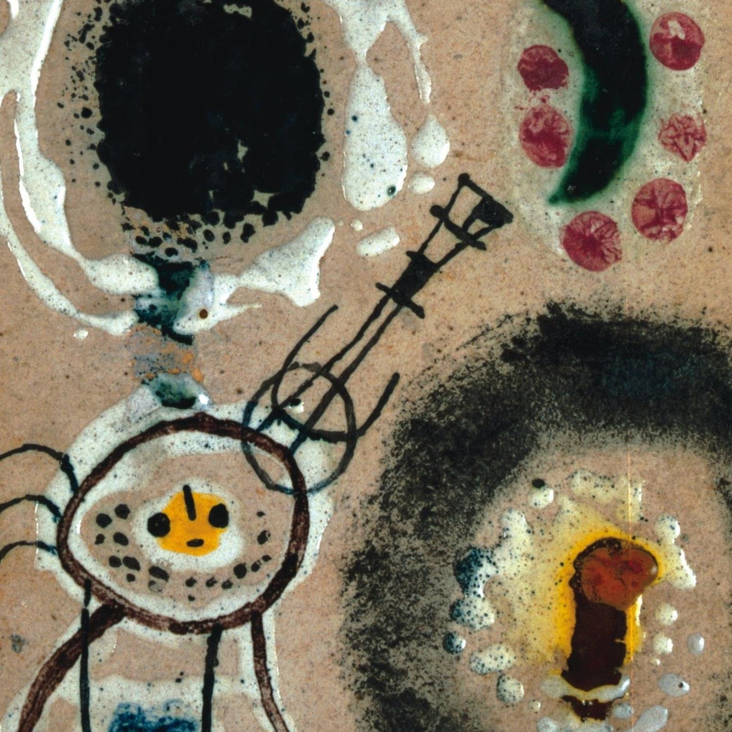 detail of the fine art reproduction from the centre