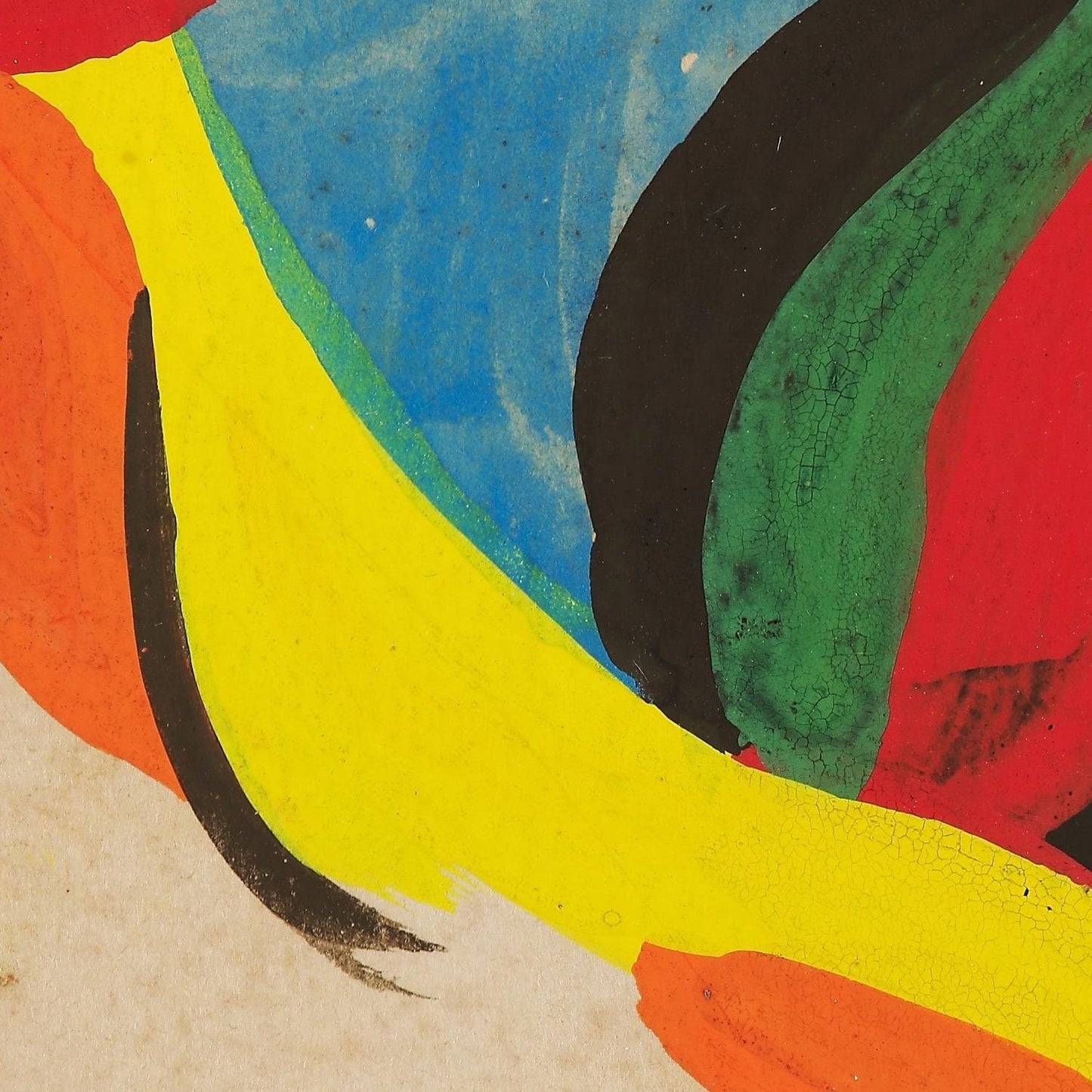 detail of the fine art reproduction from the centre