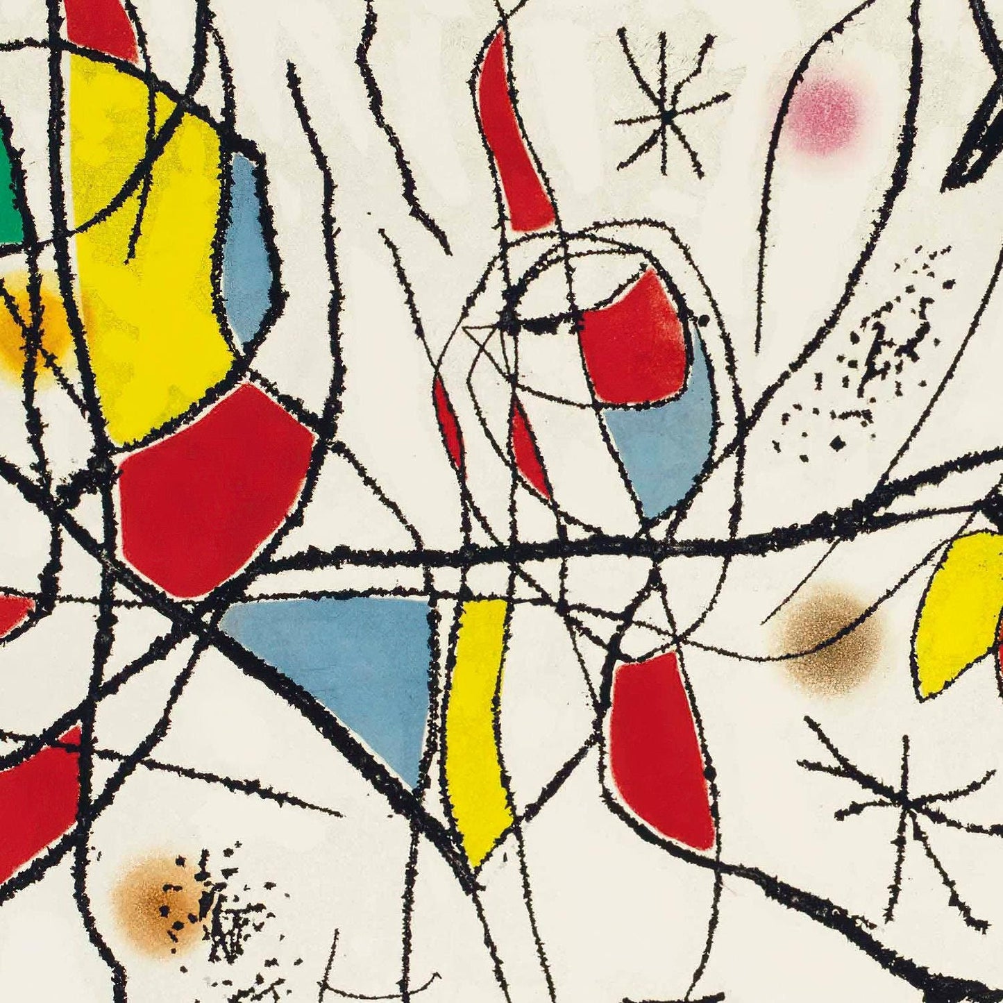 detail of the fine art reproduction from the centre