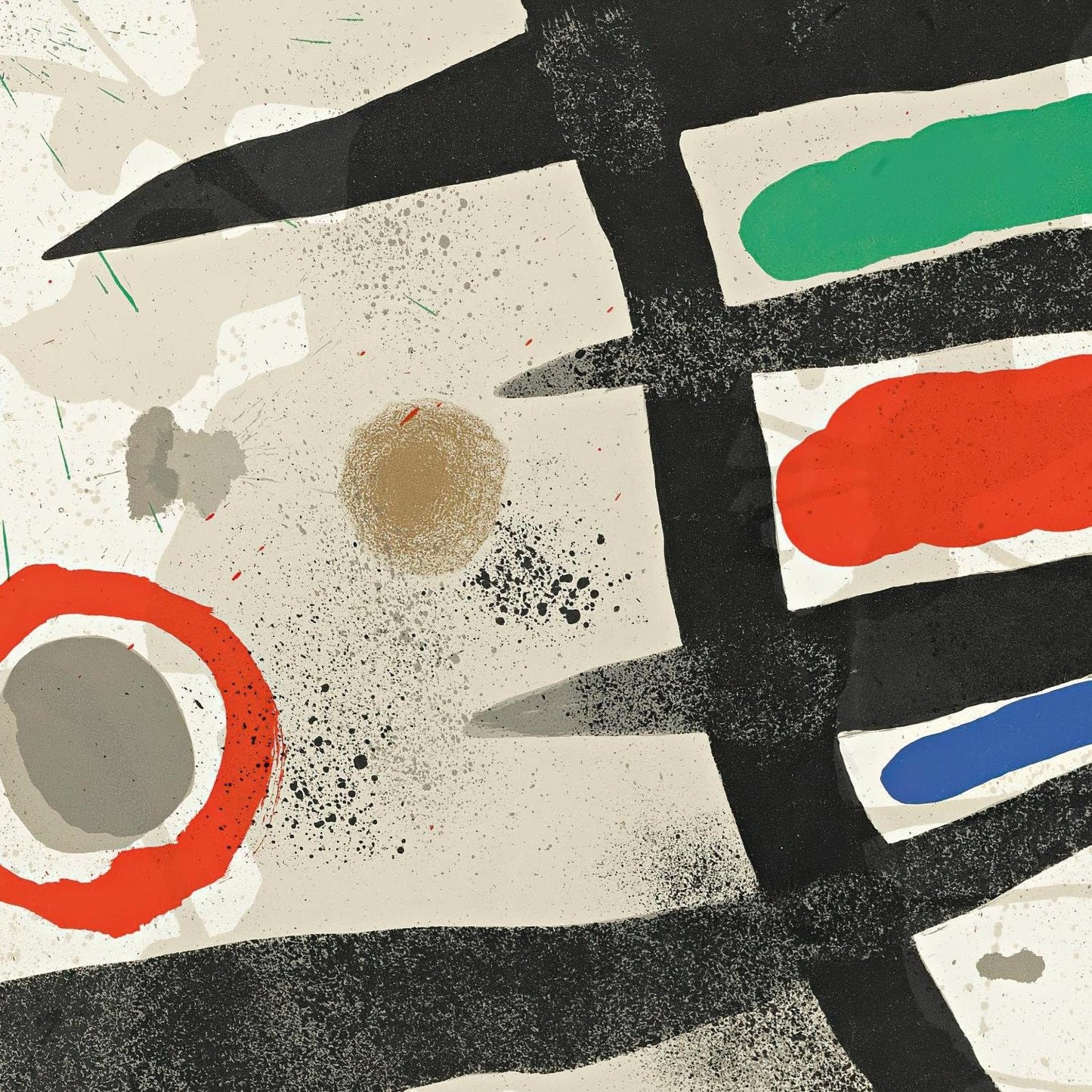 detail of the fine art reproduction from the centre