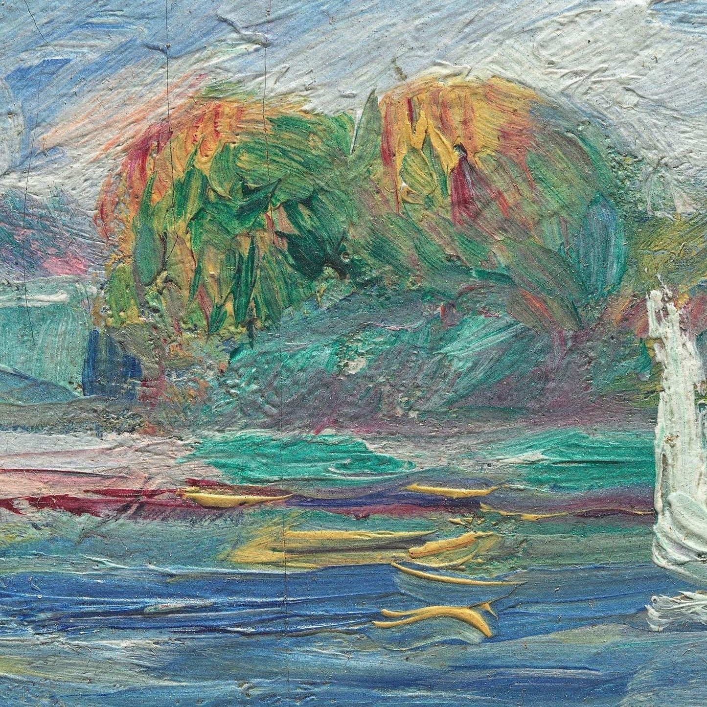 detail of the fine art reproduction from the centre