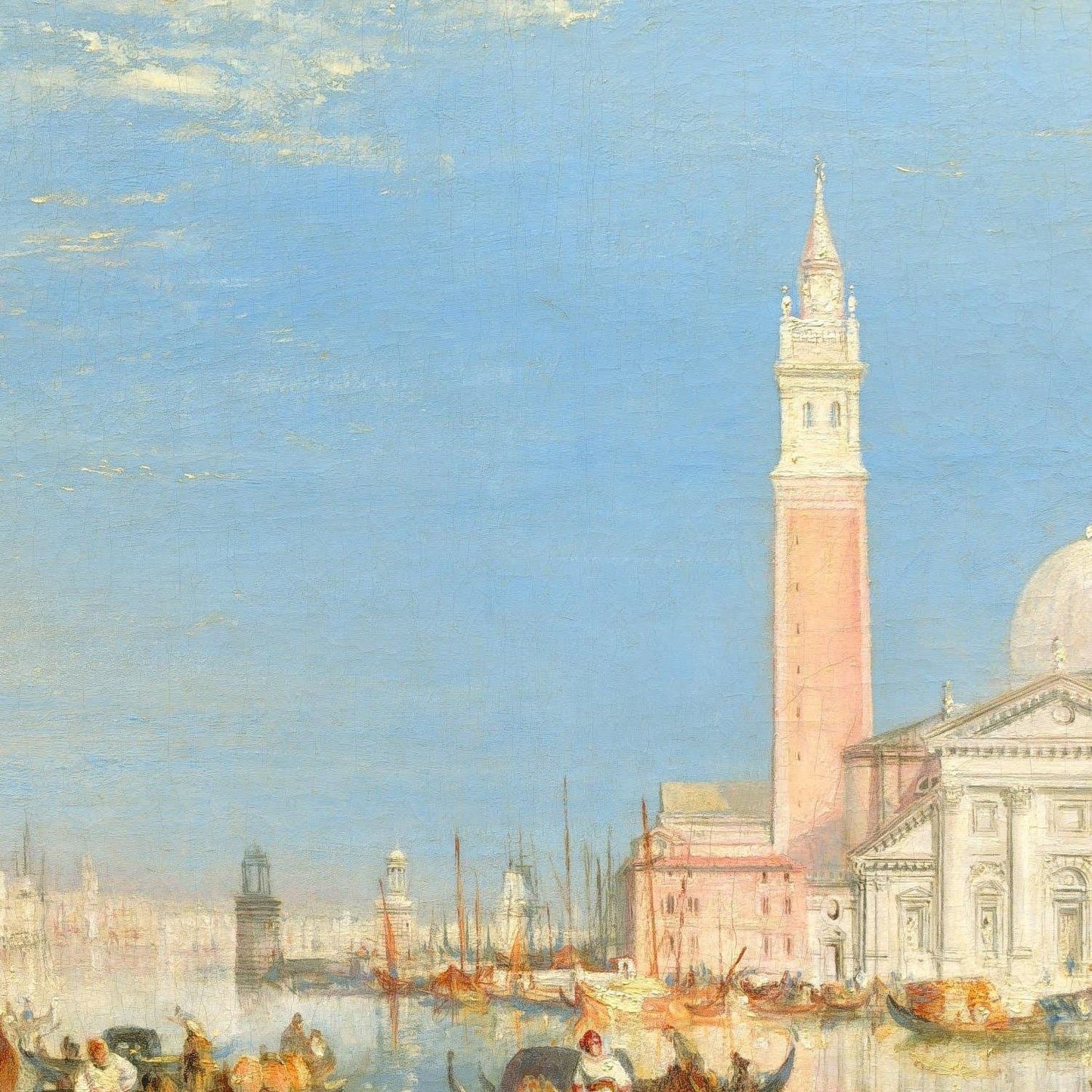 detail of the fine art reproduction from the centre
