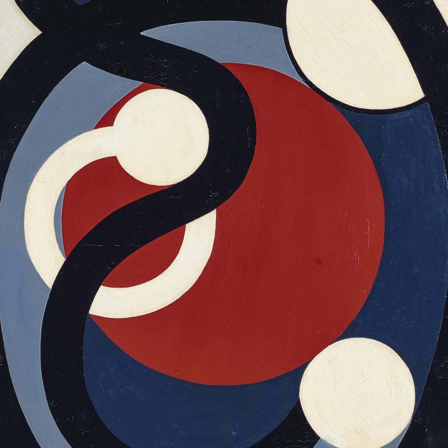 detail of the fine art reproduction from the centre