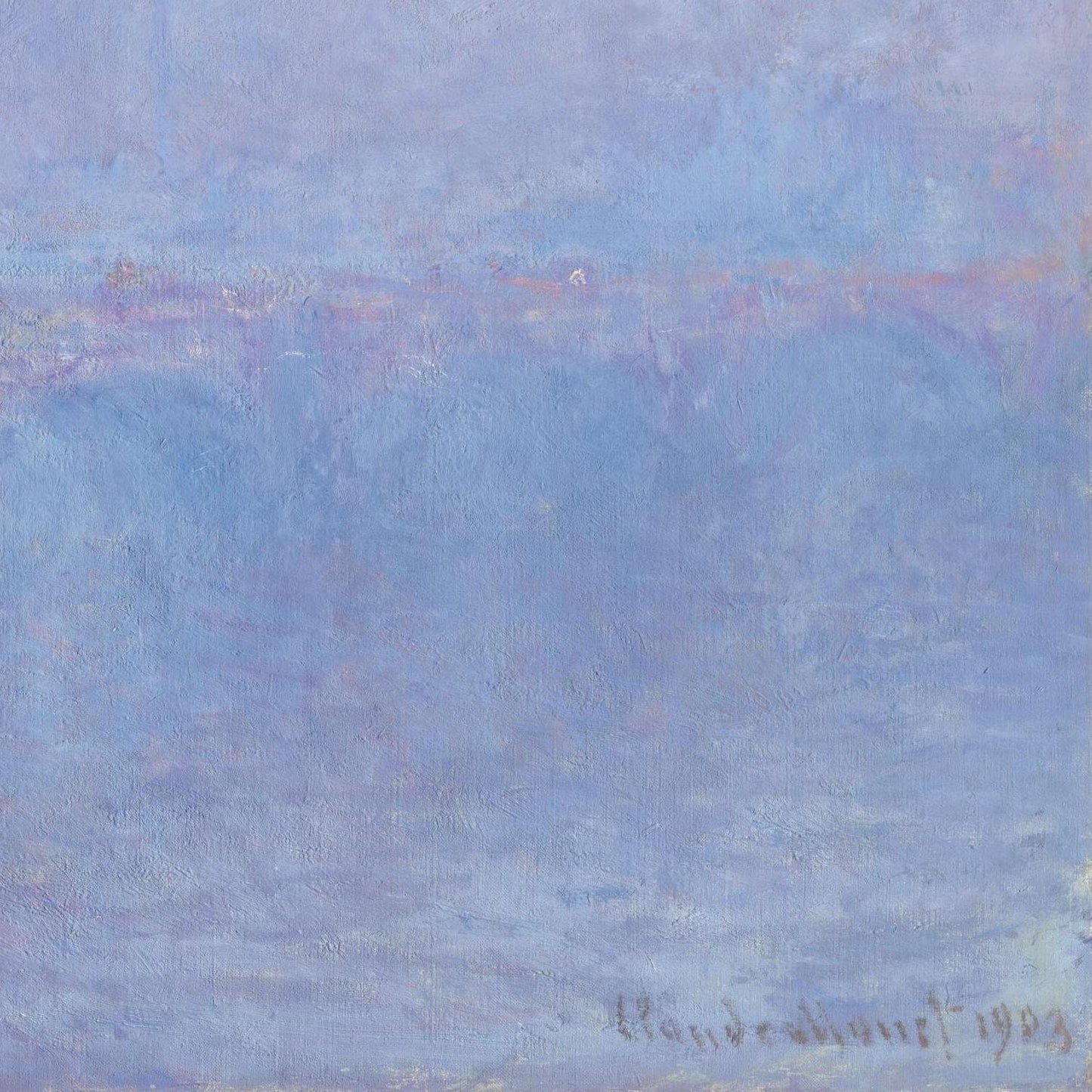 detail of the fine art reproduction from the bottom right corner