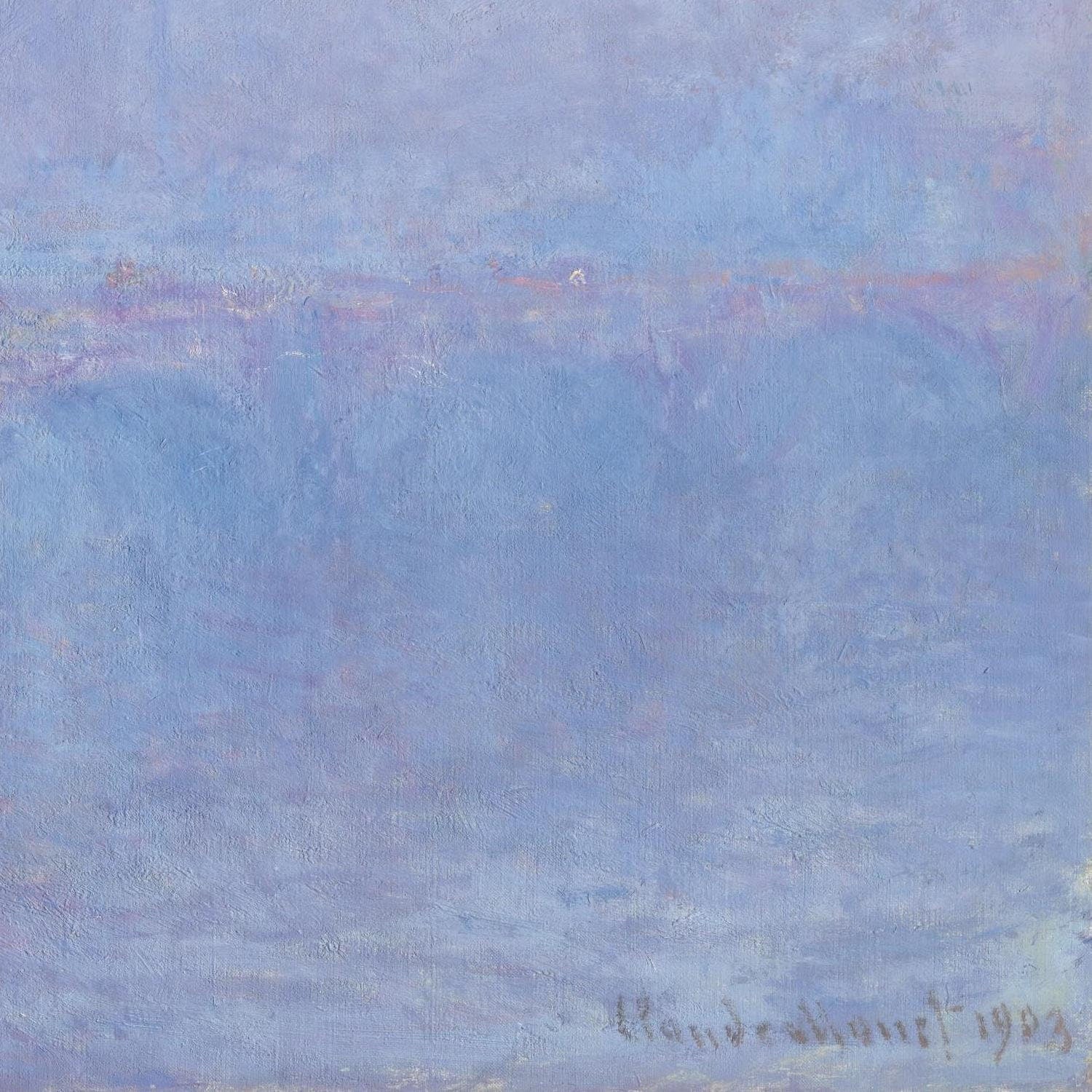 detail of the fine art reproduction from the bottom right corner