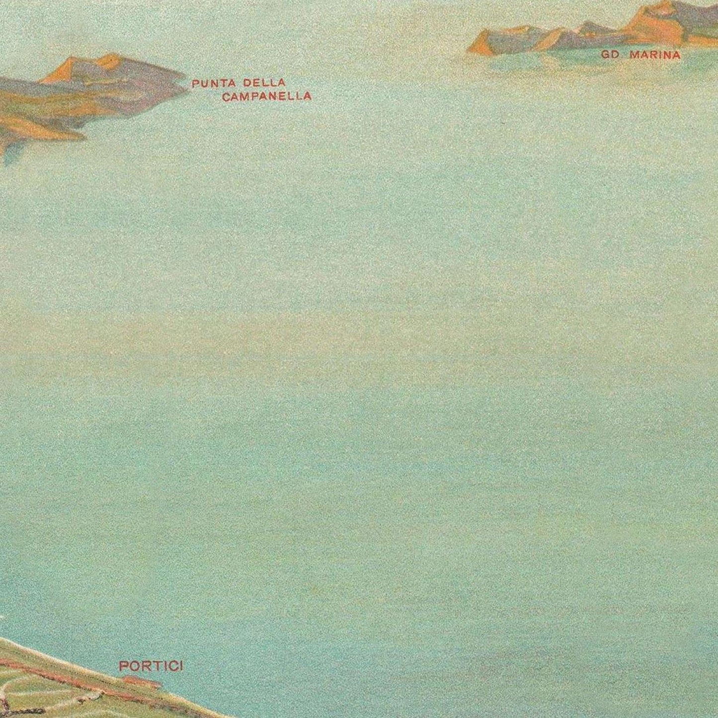 detail of the map from the centre