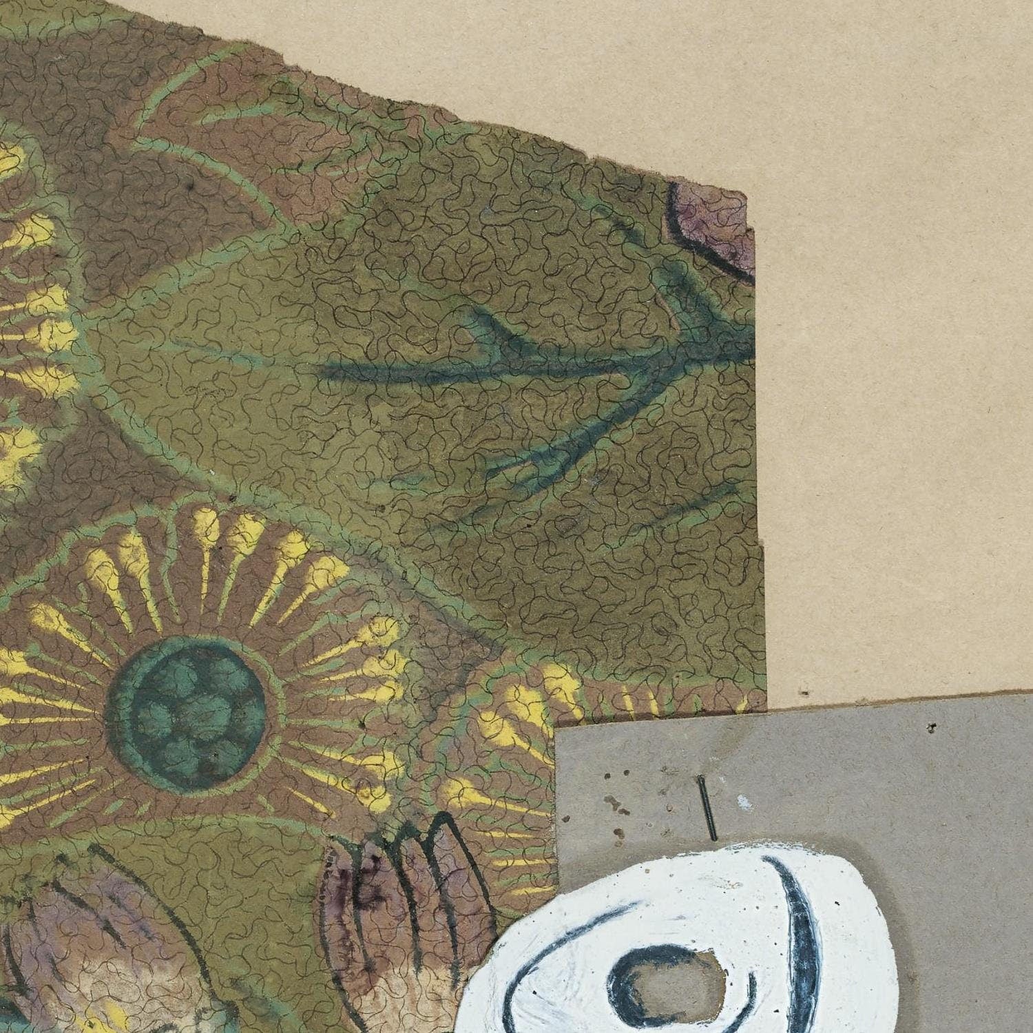 detail of the fine art reproduction from the centre