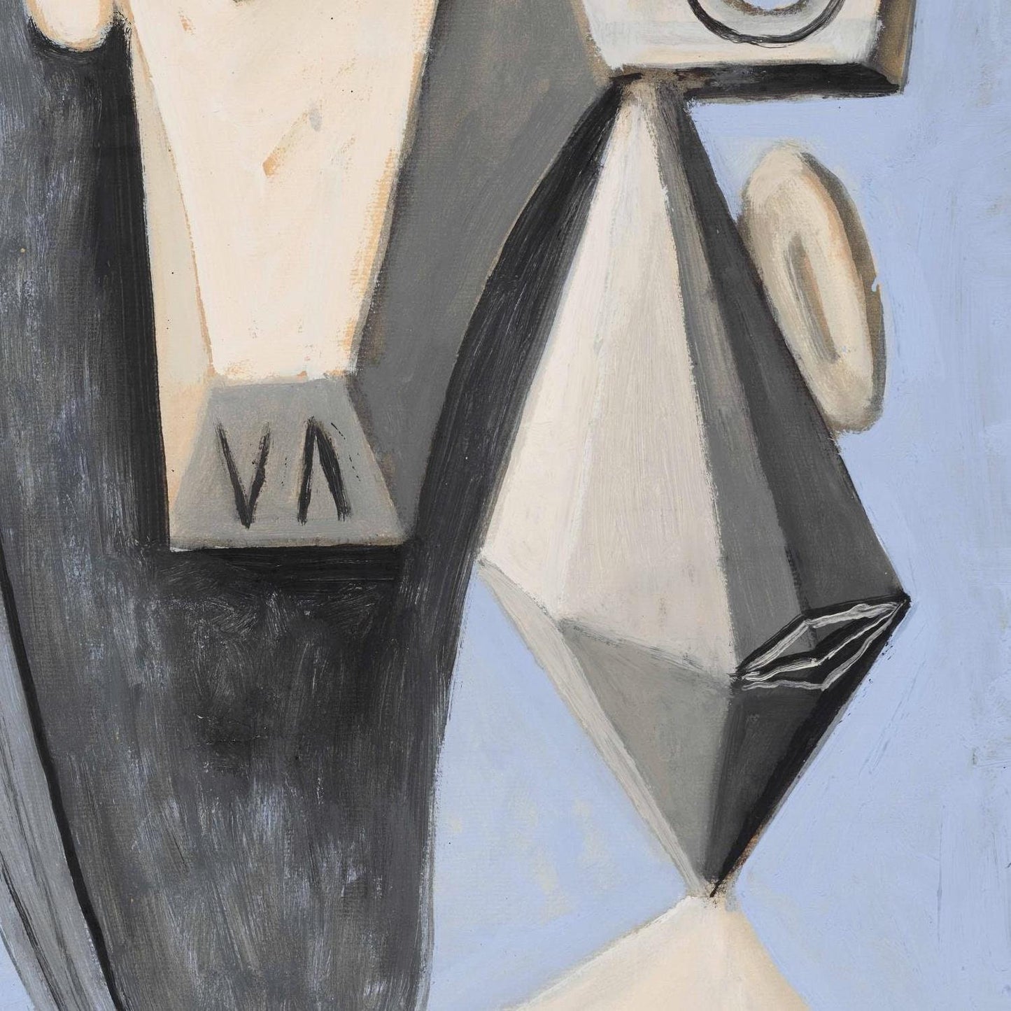 detail of the fine art reproduction from the centre