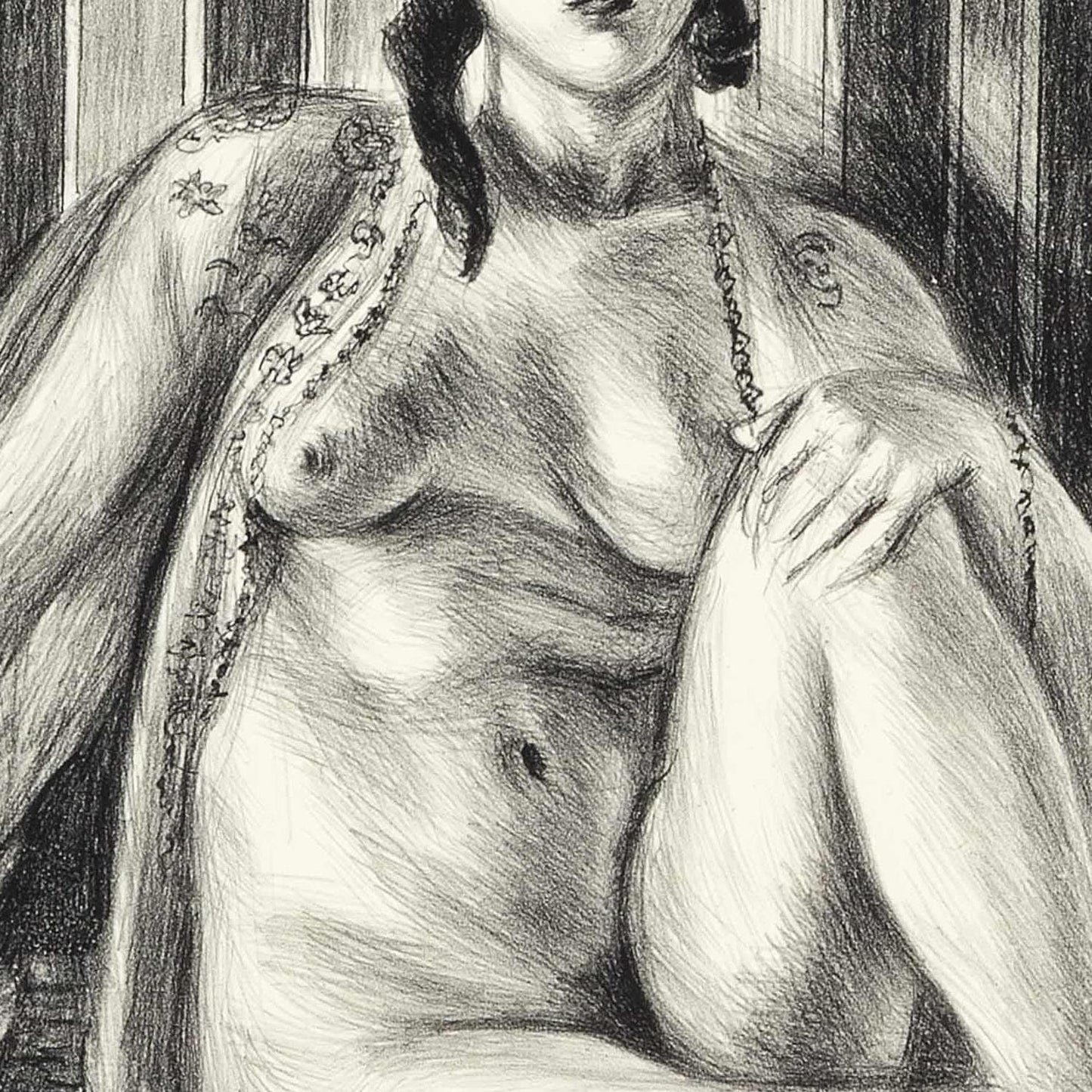 detail of the drawing reproduction from the centre