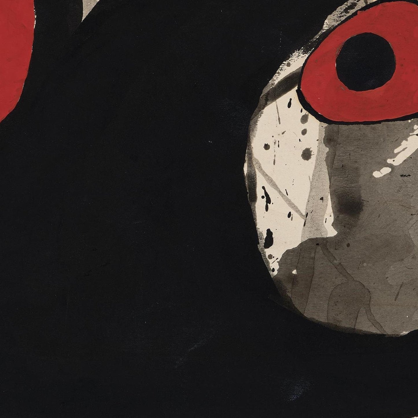 detail of the fine art reproduction from the centre