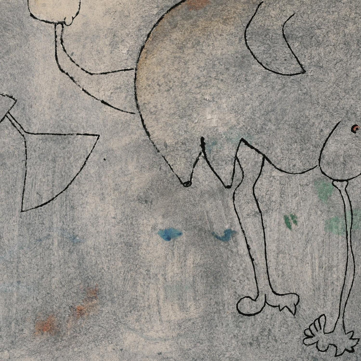 detail of the fine art reproduction from the centre