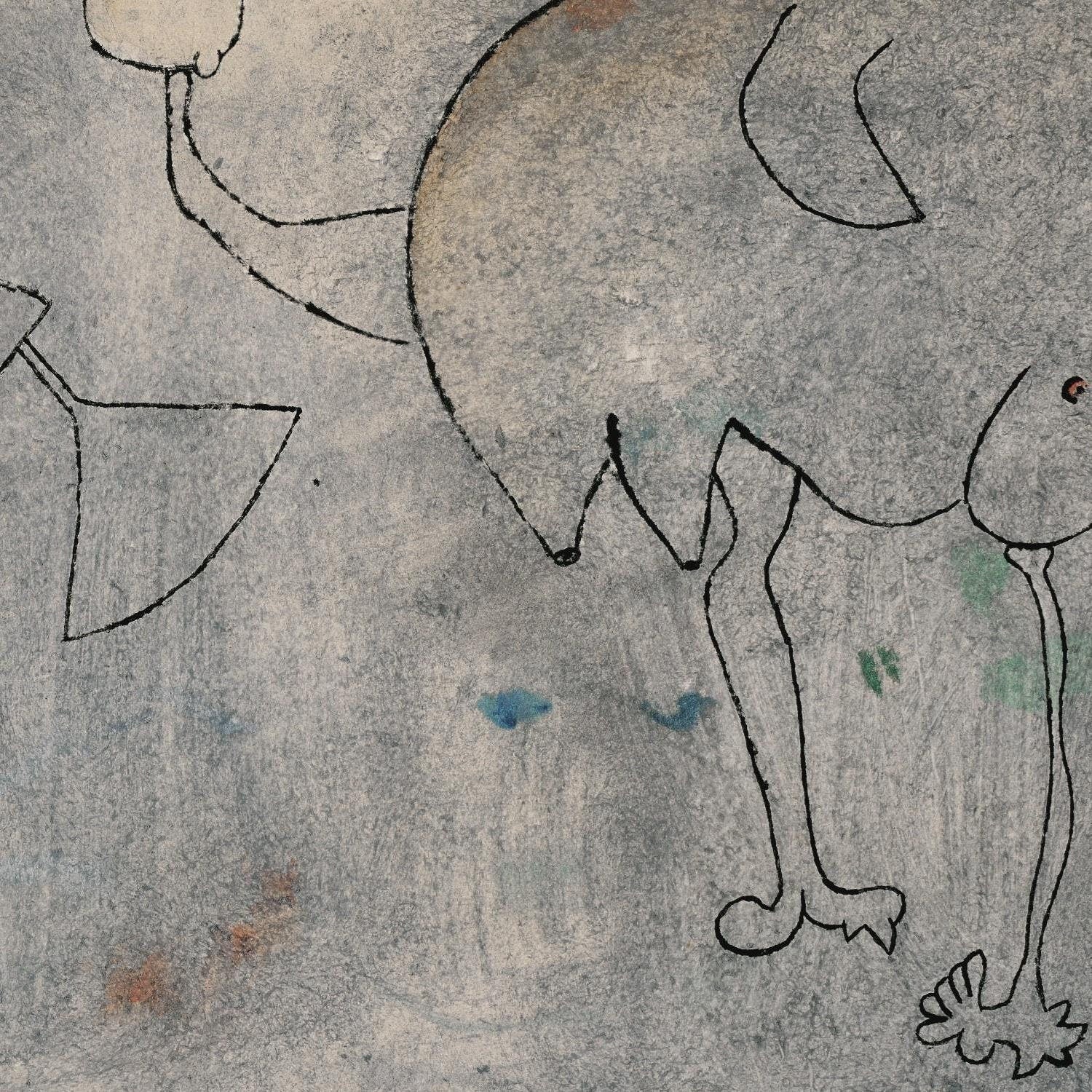 detail of the fine art reproduction from the centre