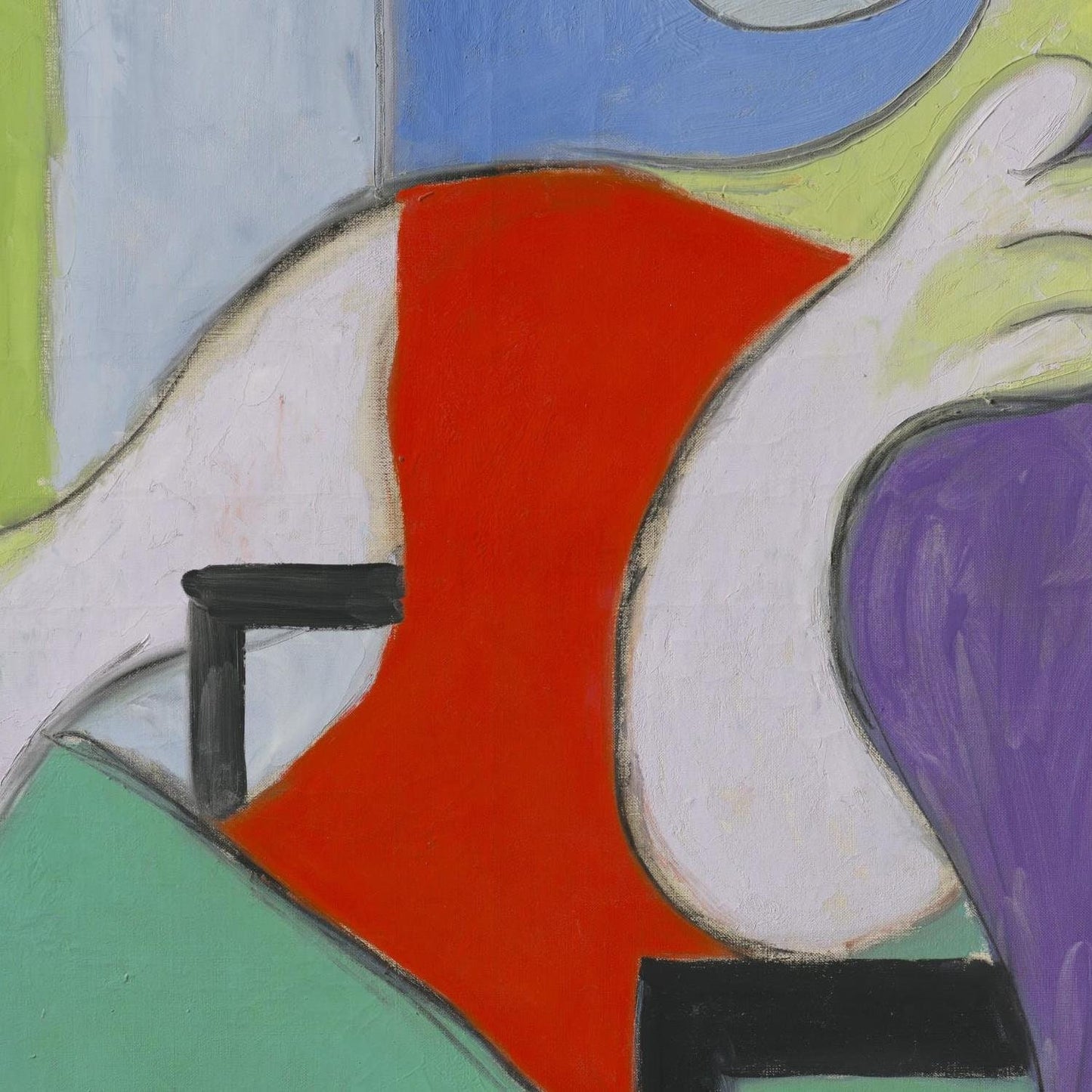 detail of the fine art reproduction from the centre
