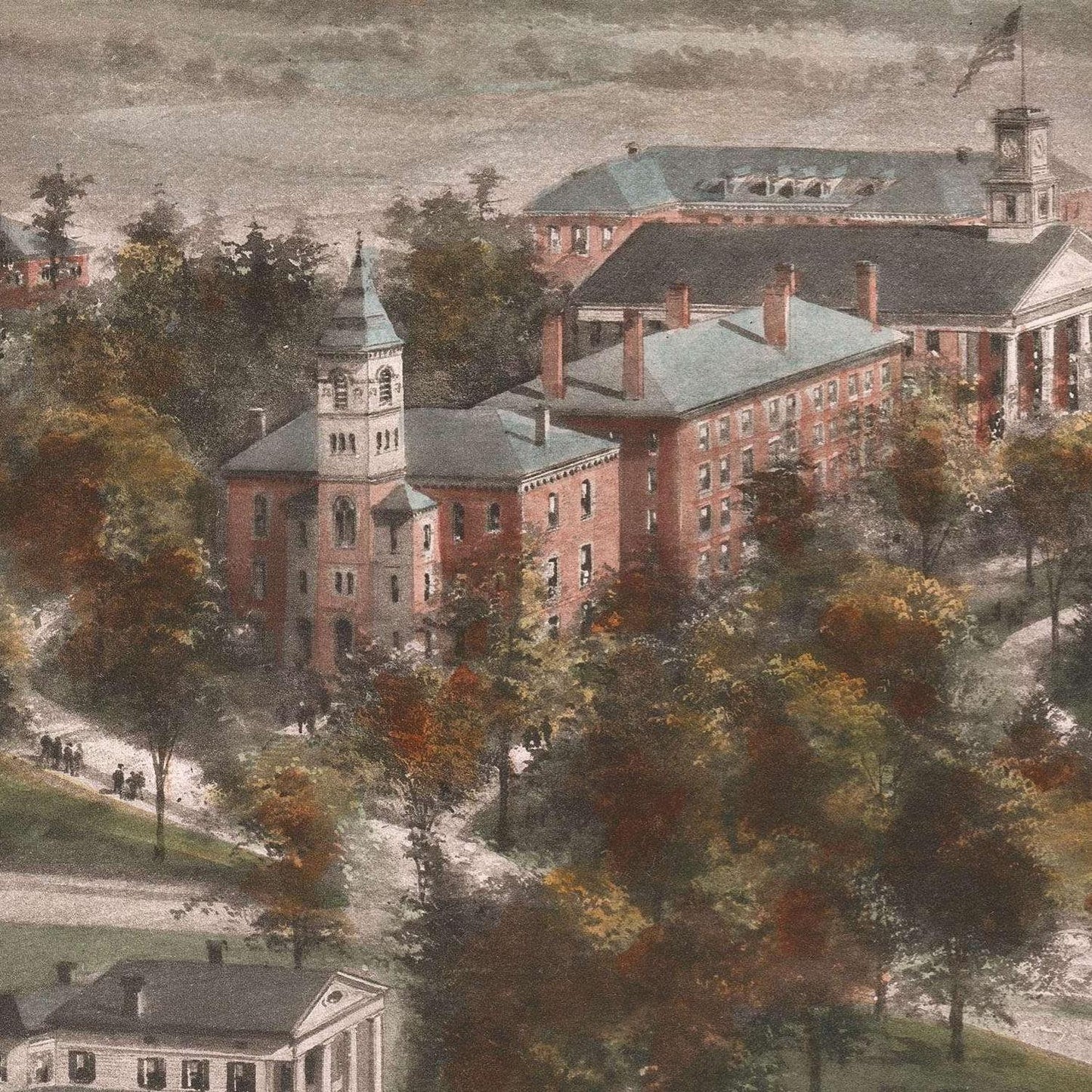 detail of the drawing reproduction from the centre